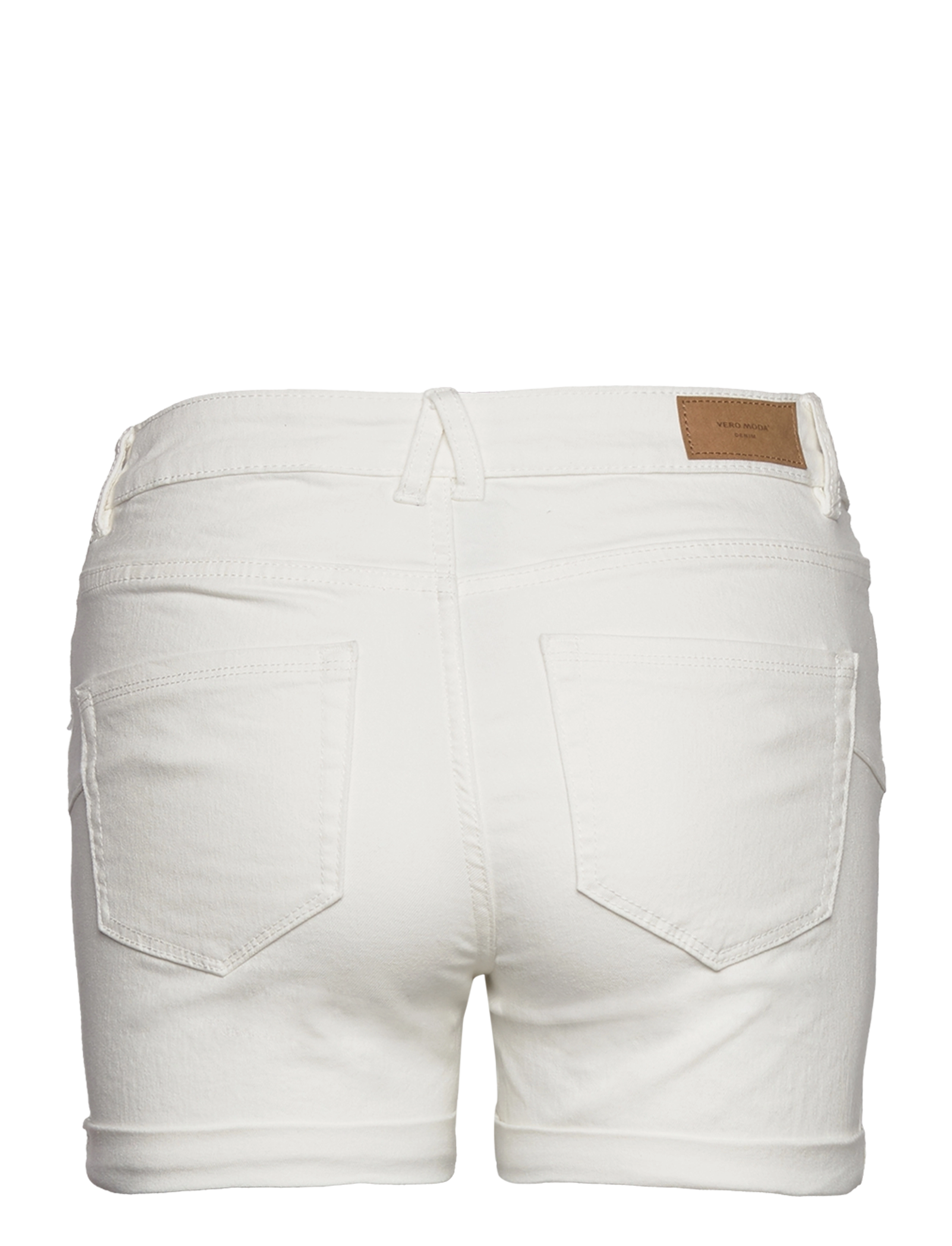 Vero Moda - VMLUNA MR FOLD SHORTS MIX GA NOOS - jorts - cloud dancer - 2