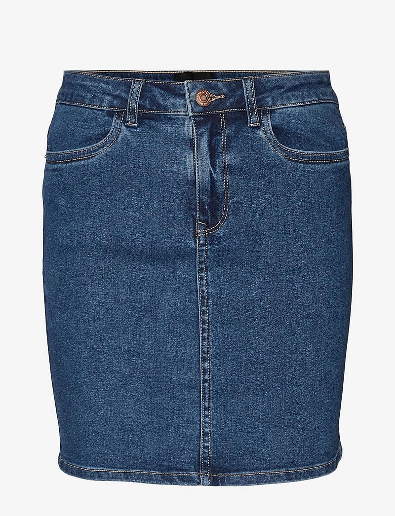 Vero Moda - VMLUNA HR DENIM SKIRT MIX GA - jeanskjolar - medium blue denim - 1