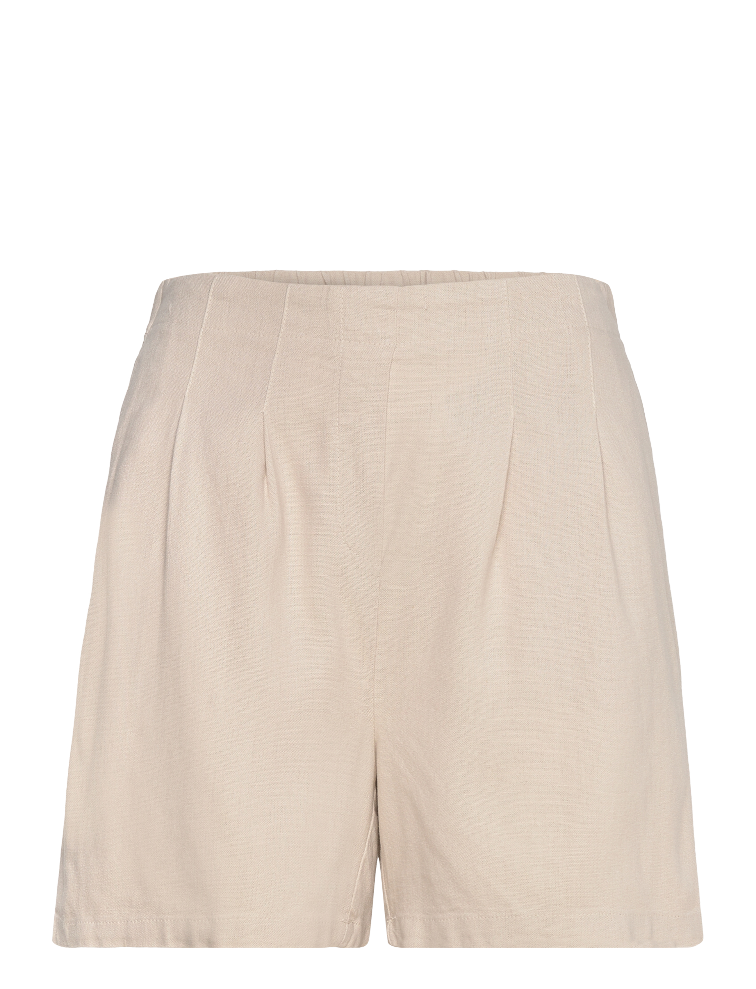 Vero Moda VMJESMILO HW SHORTS WVN GA NOOS - Stuttbuxur - SILVER LINING / beige