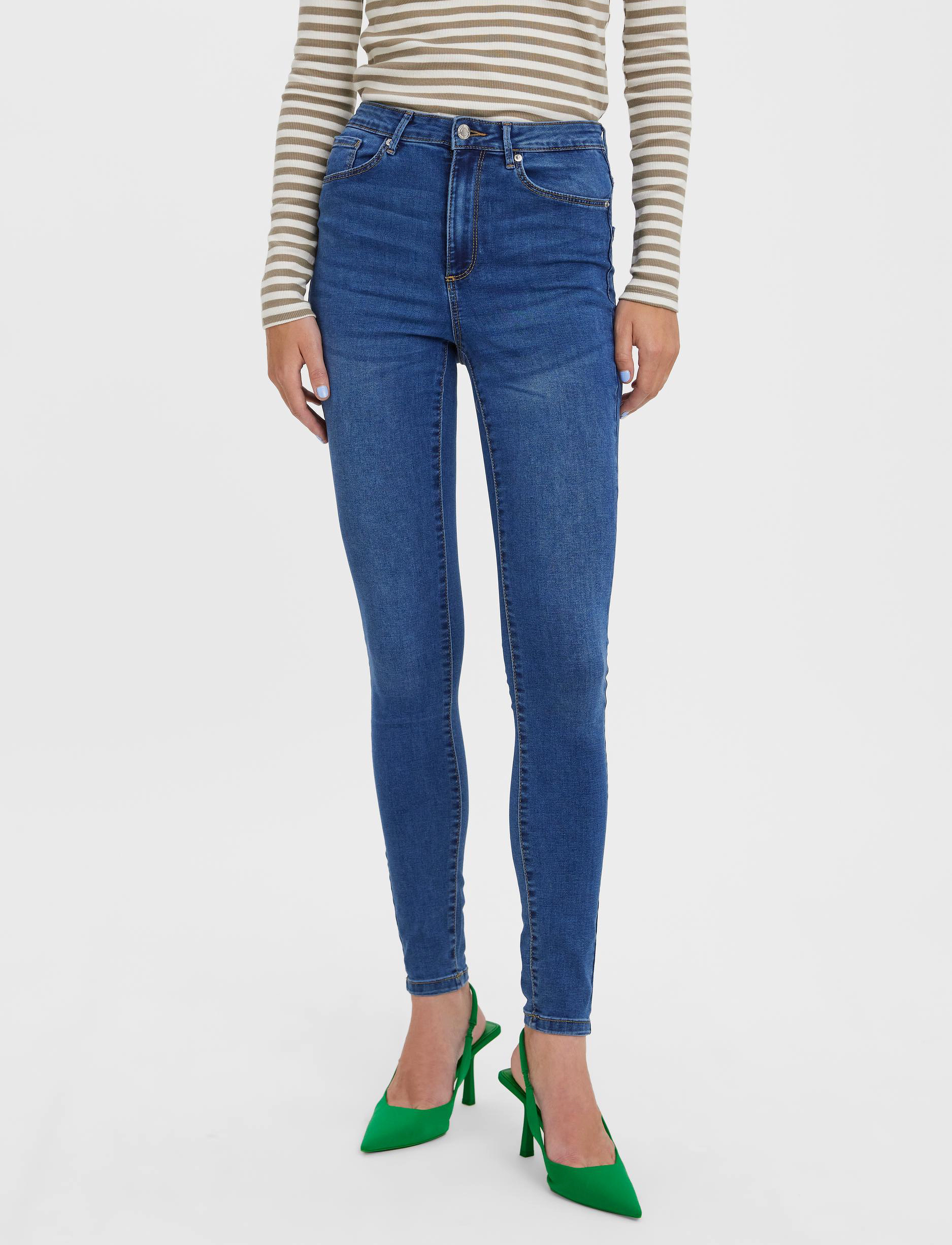 Vero Moda - VMSOPHIA HR SKINNY JEANS VI3268 - medium blue denim - 2
