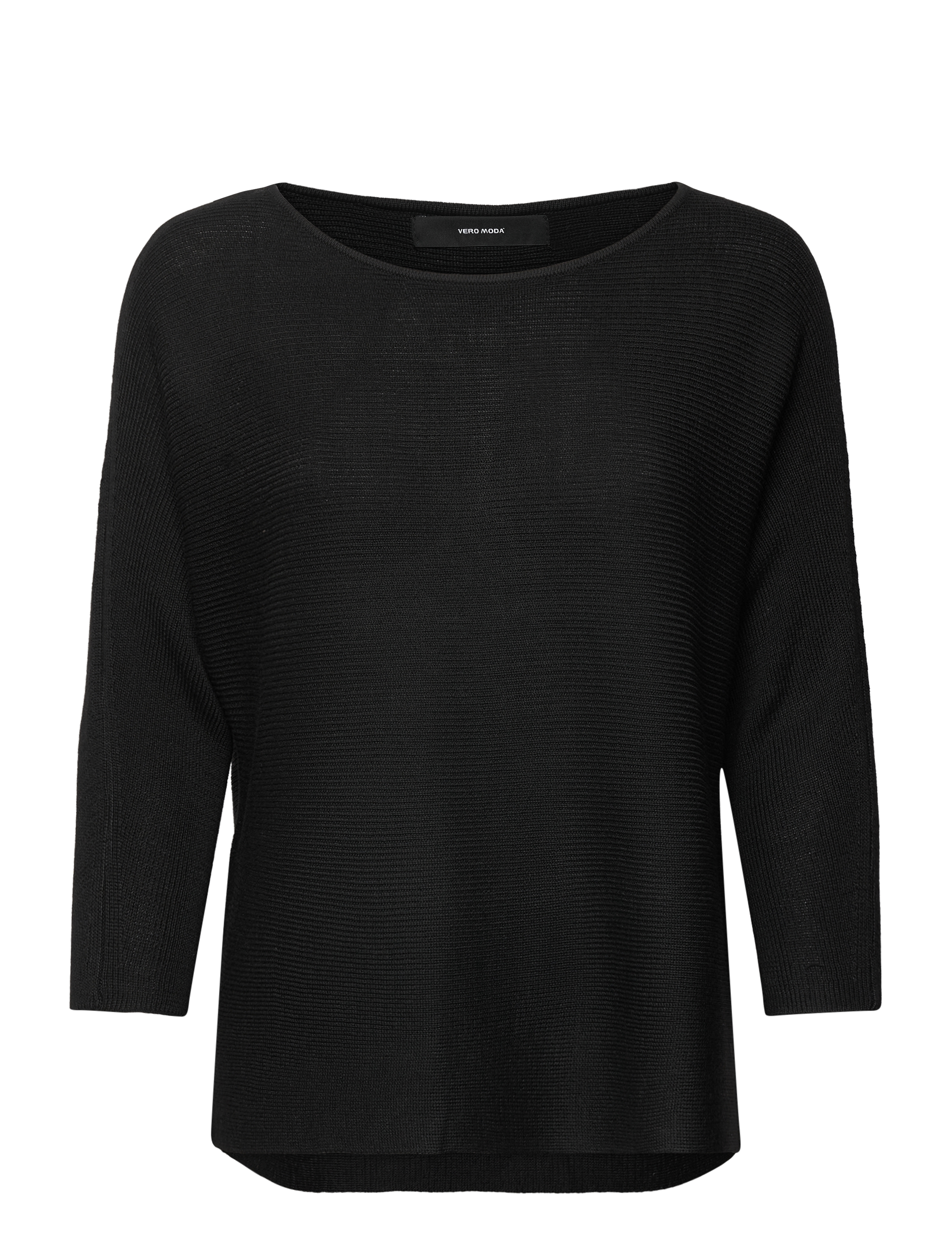 Vero Moda VMNORA 3/4 BOATNECK BLOUSE  NOOS - Bluser - BLACK / black