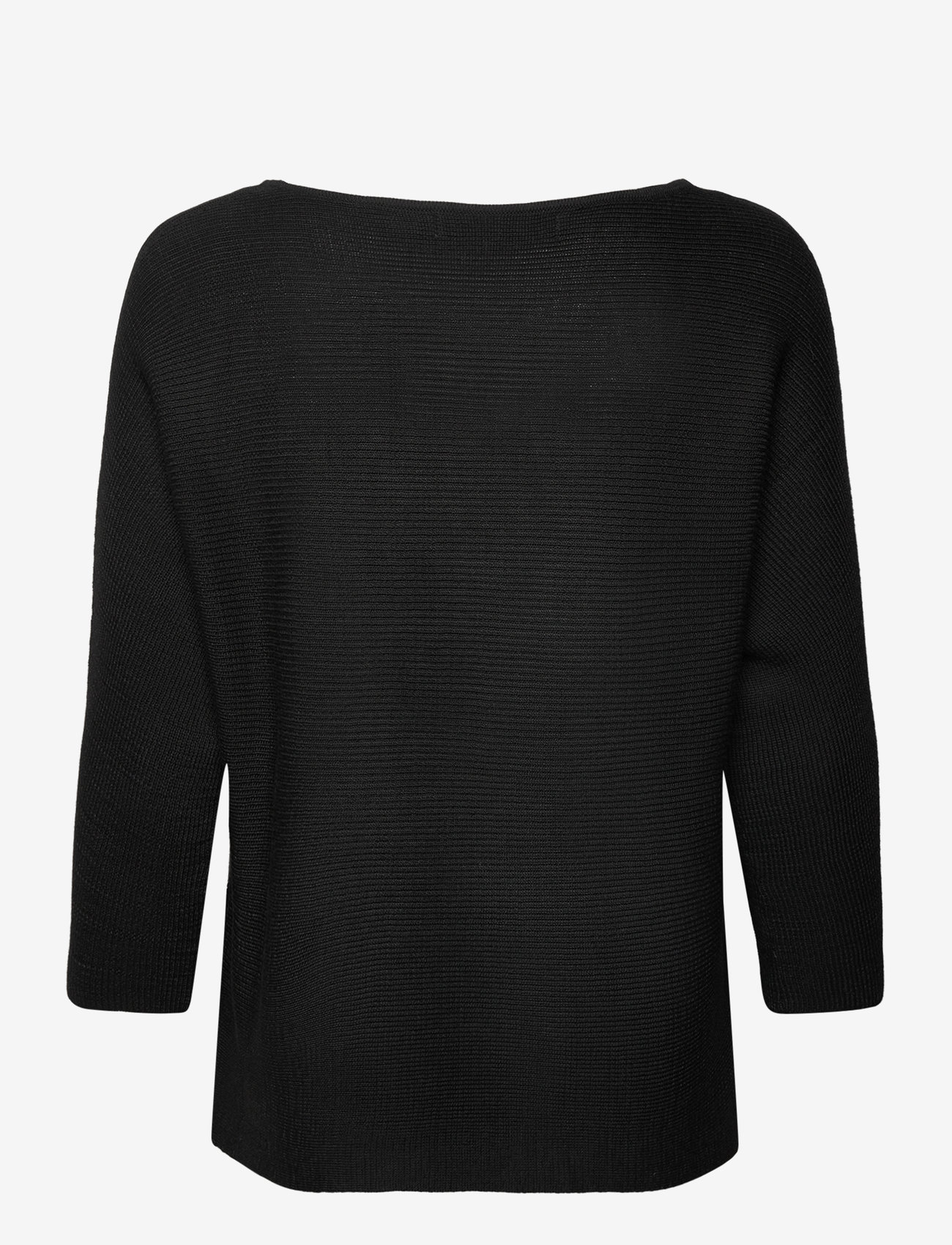 Vero Moda - VMNORA 3/4 BOATNECK BLOUSE  NOOS - langærmede bluser - black - 2