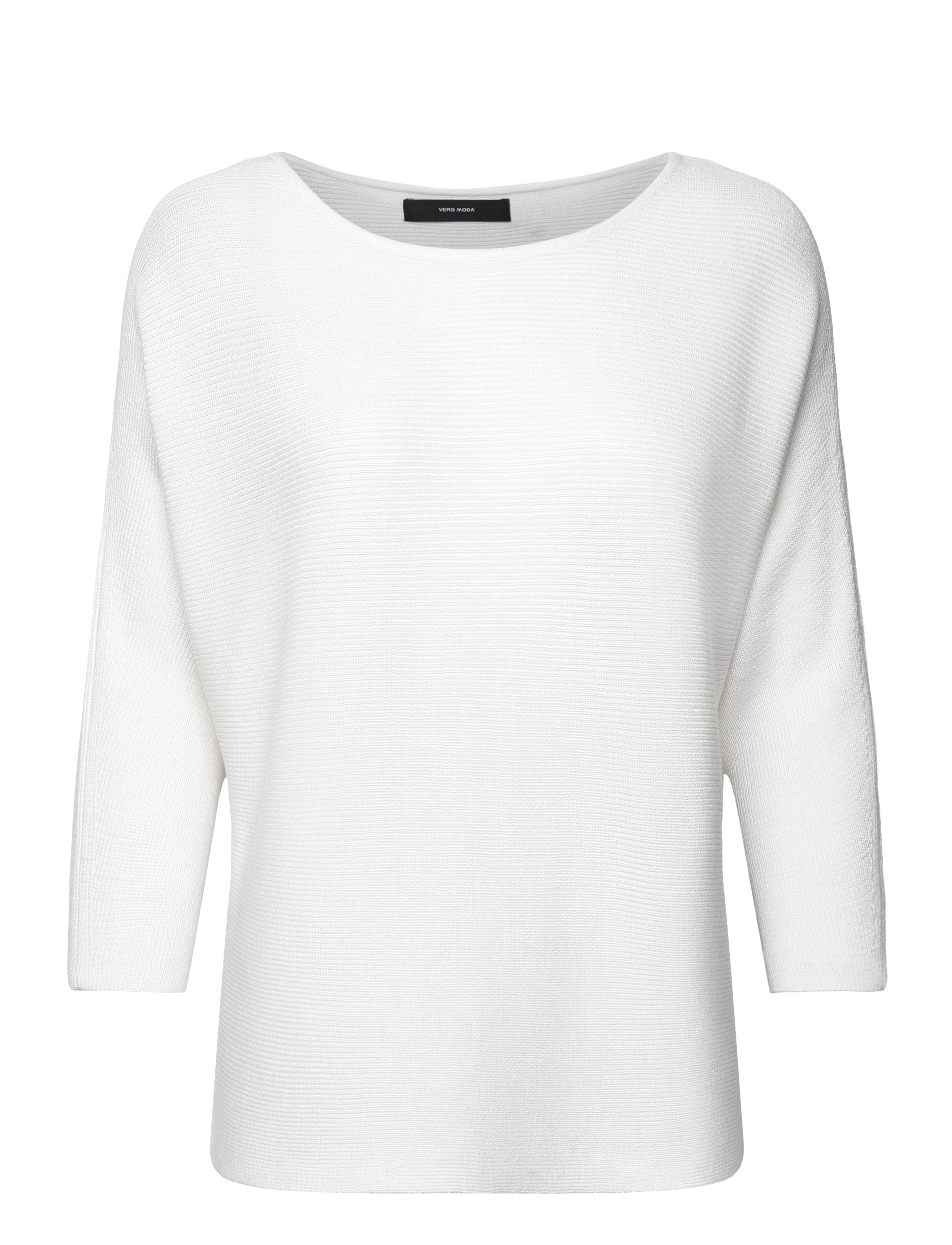 Vero Moda VMNORA 3/4 BOATNECK BLOUSE  NOOS - Bluser - SNOW WHITE / white
