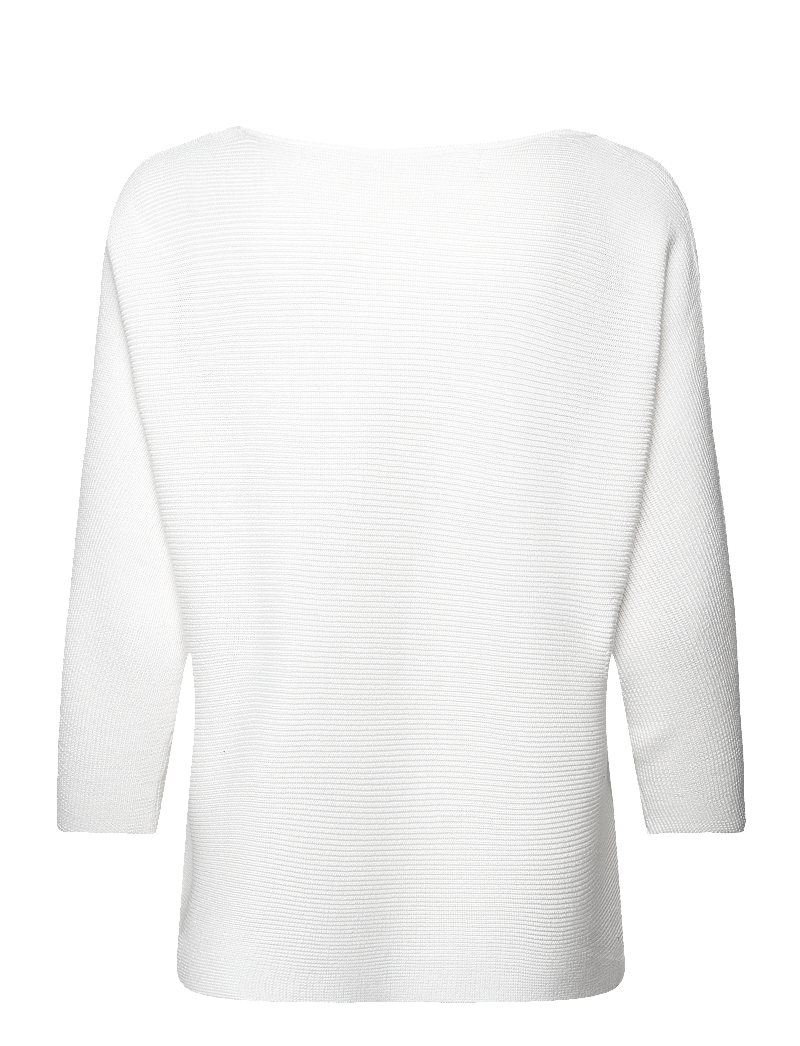 Vero Moda - VMNORA 3/4 BOATNECK BLOUSE NOOS - långärmade blusar - snow white - 2