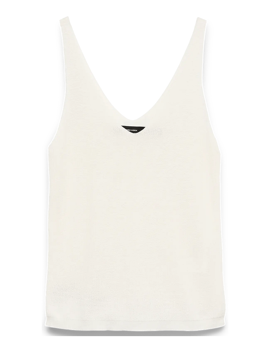 Vero Moda - VMNEWLEX SUN SL TOP GA NOOS - linnen - snow white - 1