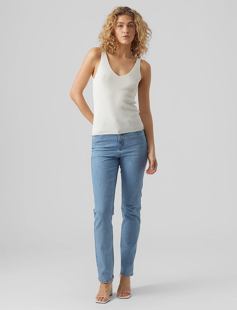 Vero Moda - VMNEWLEX SUN SL TOP GA NOOS - tanktops - snow white - 3