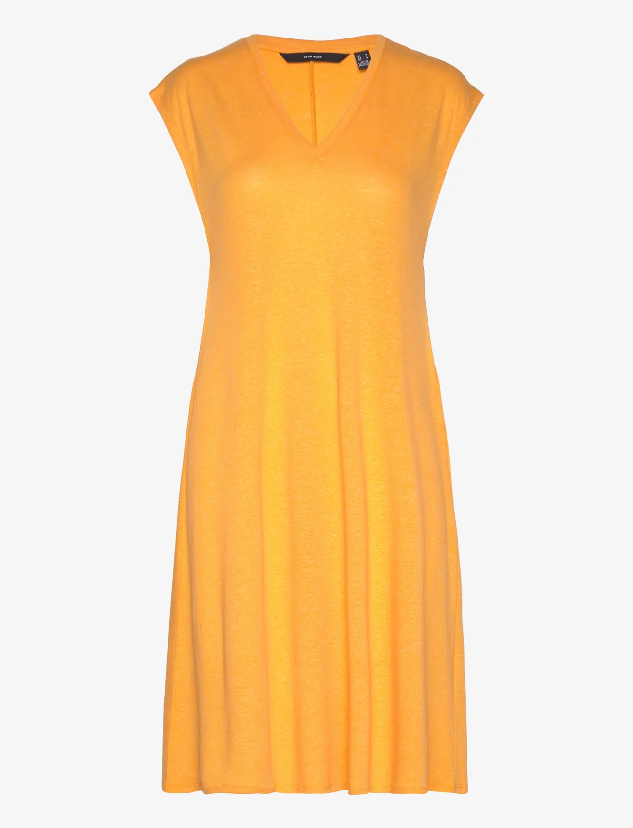 Vero Moda - VMMARIJUNE SL KNEE DRESS JRS - laveste priser - radiant yellow - 0