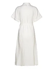 Vero Moda - VMNATALI NIA 2/4 CALF SHIRT DRESS WVN - festkläder till outletpriser - snow white - 1