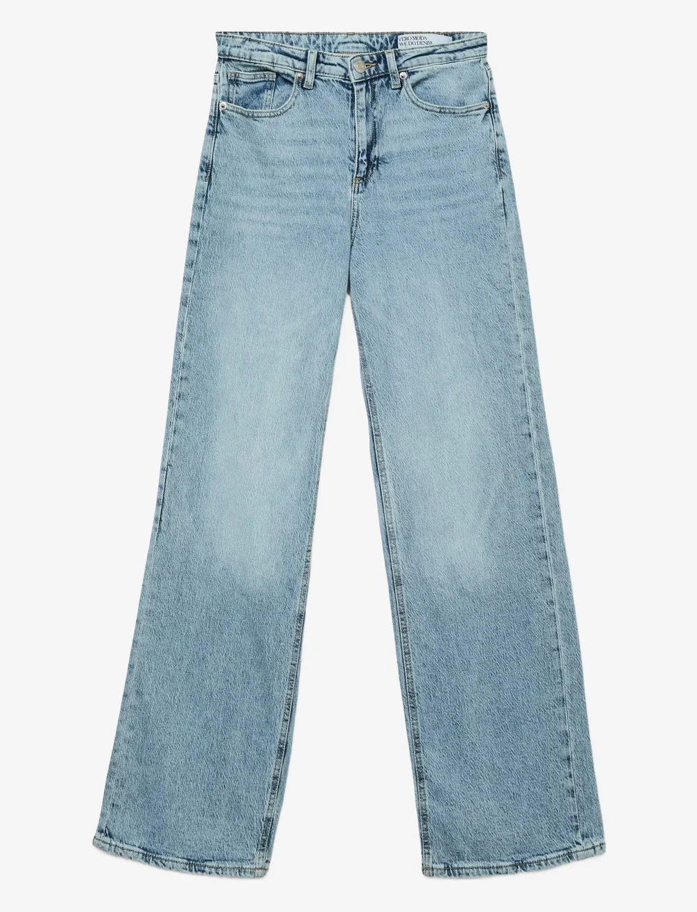 Vero Moda - VMTESSA HR WIDE JEANS RA339 GA NOOS - hosen mit weitem bein - light blue denim - 1
