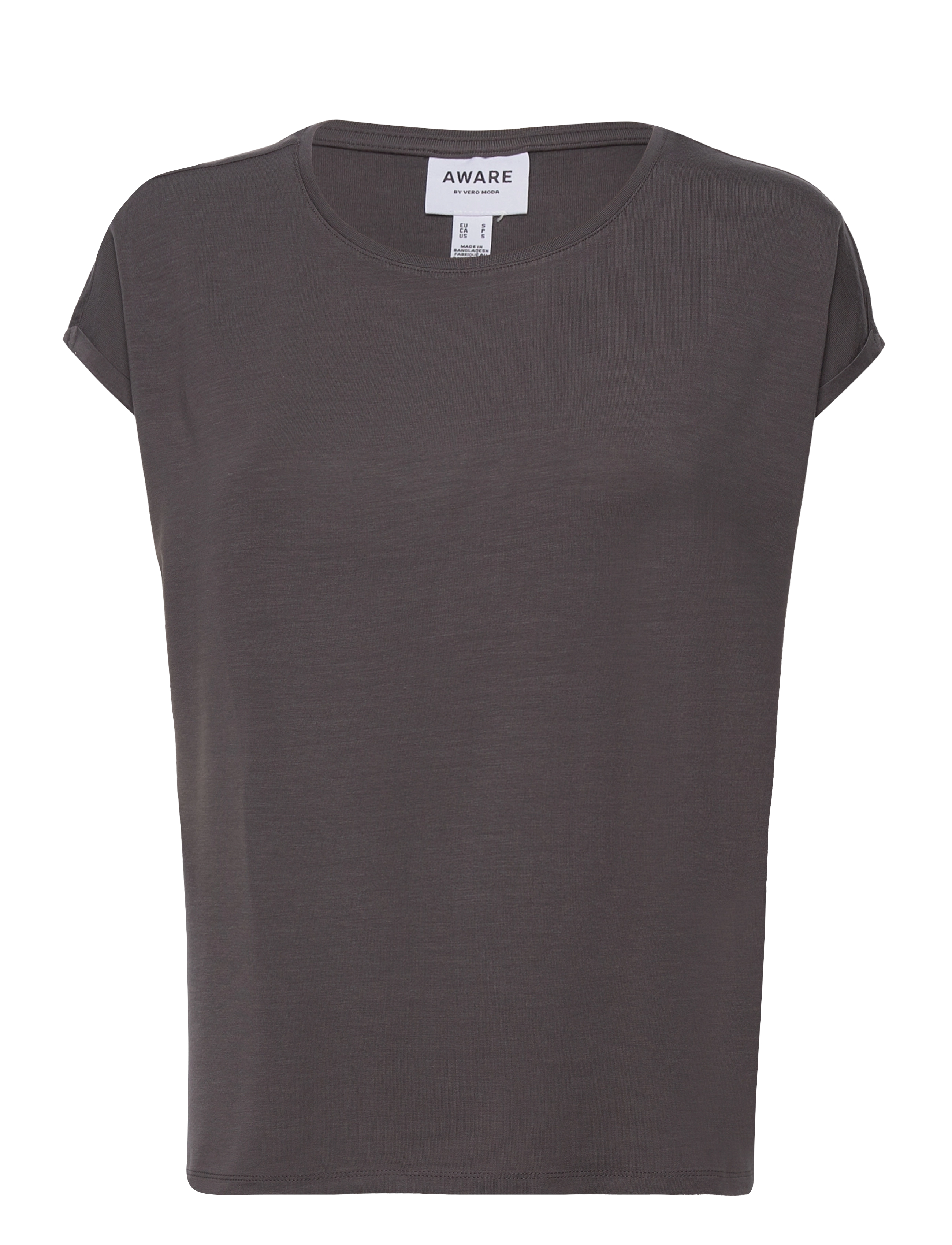 VERO MODA Vmava Plain Ss Oberteil Jrs Noos Grau - S - Damen