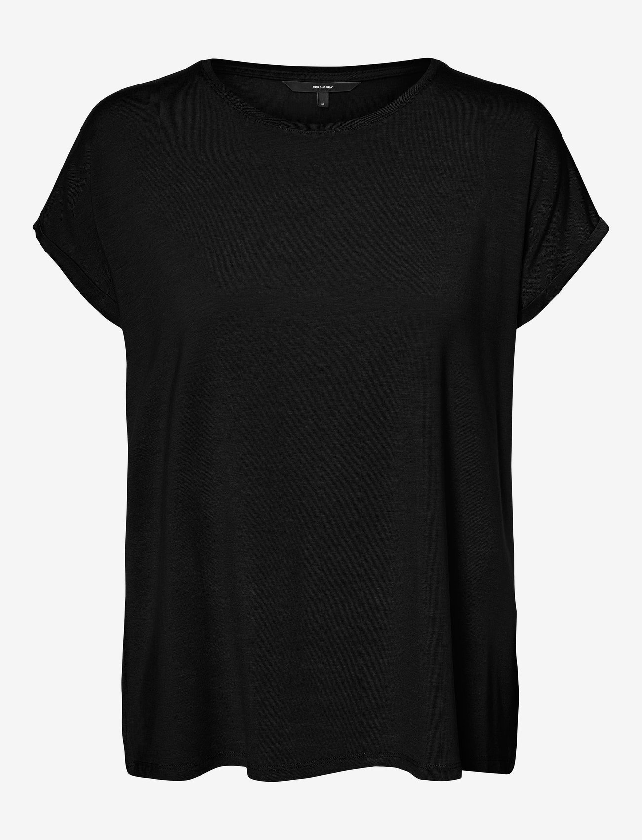 Vero Moda - VMAVA PLAIN SS TOP JRS NOOS - t-särgid - black - 1