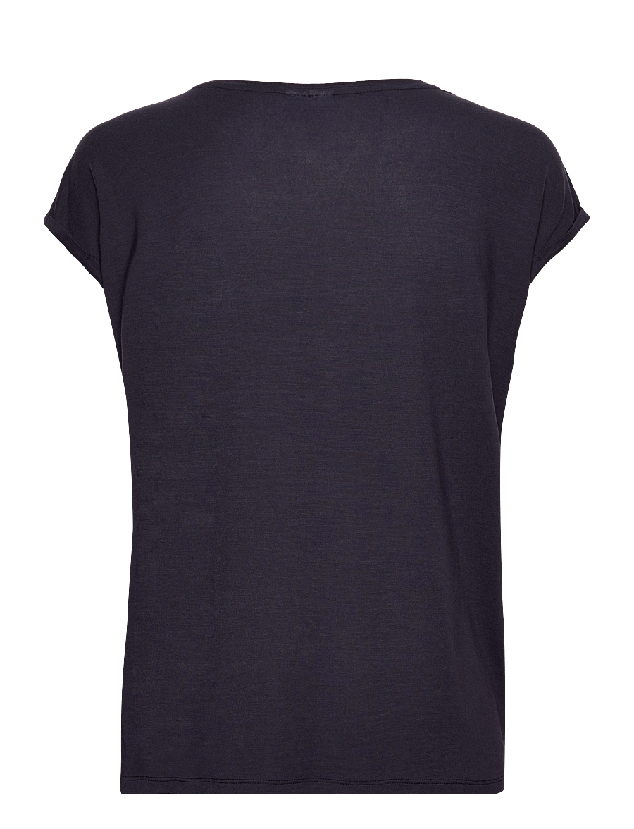 Vero Moda - VMAVA PLAIN SS TOP JRS NOOS - t-shirts - night sky - 2