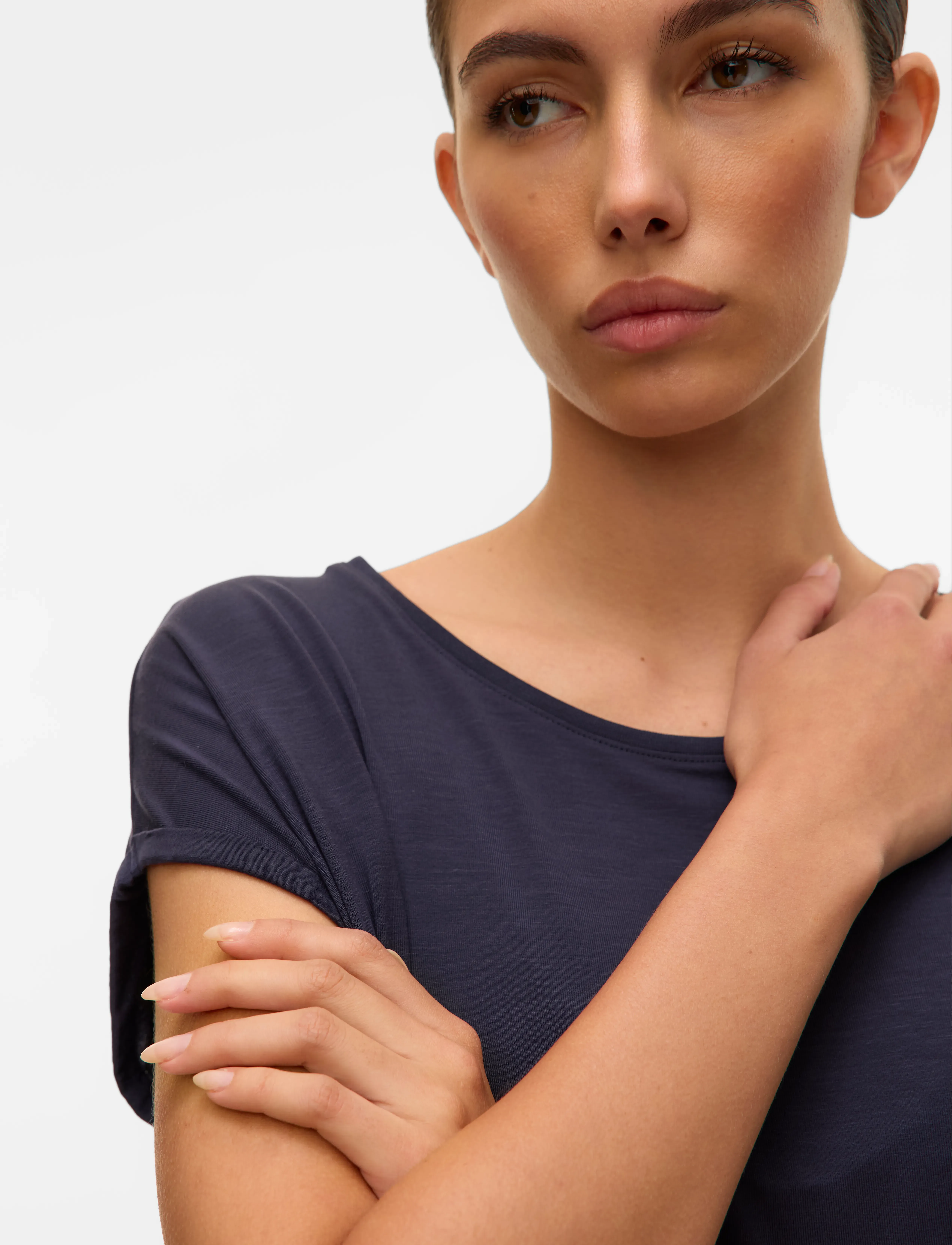 VERO MODA Vmava Plain Ss Top Ga Jrs Noos t-shirts dam – bild 5