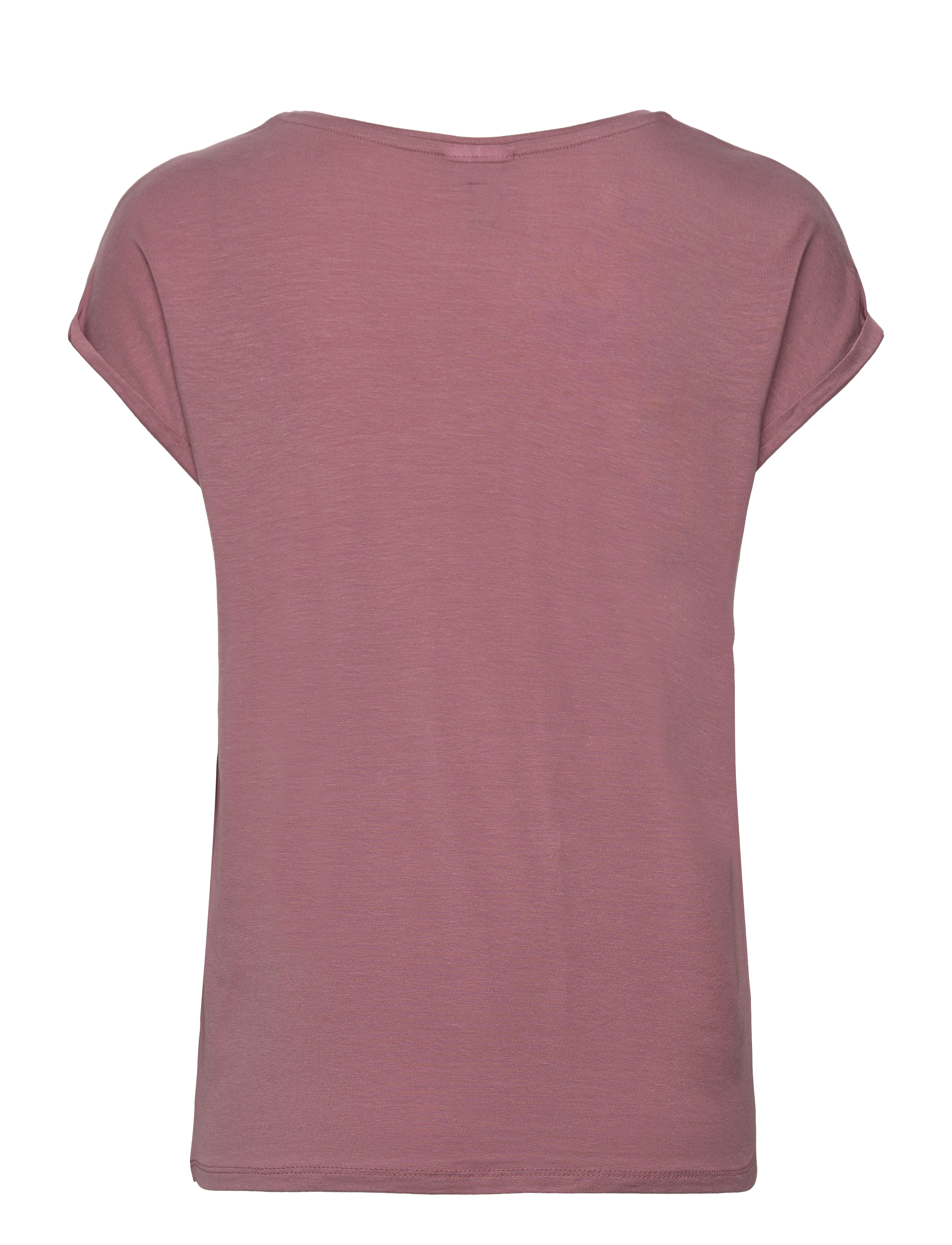 Vero Moda - VMAVA PLAIN SS TOP JRS NOOS - t-shirts - nostalgia rose - 2