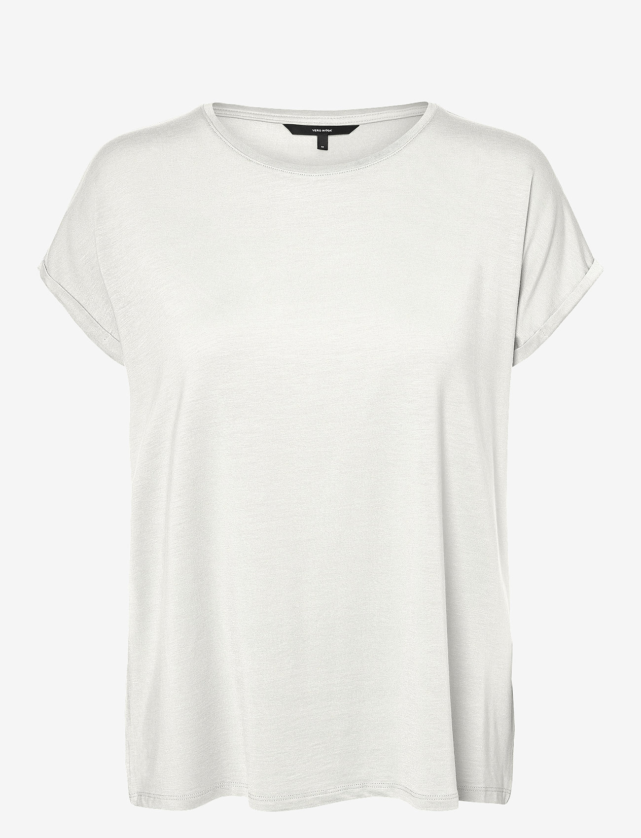 Vero Moda - VMAVA PLAIN SS TOP GA JRS NOOS - t-shirts - snow white - 1