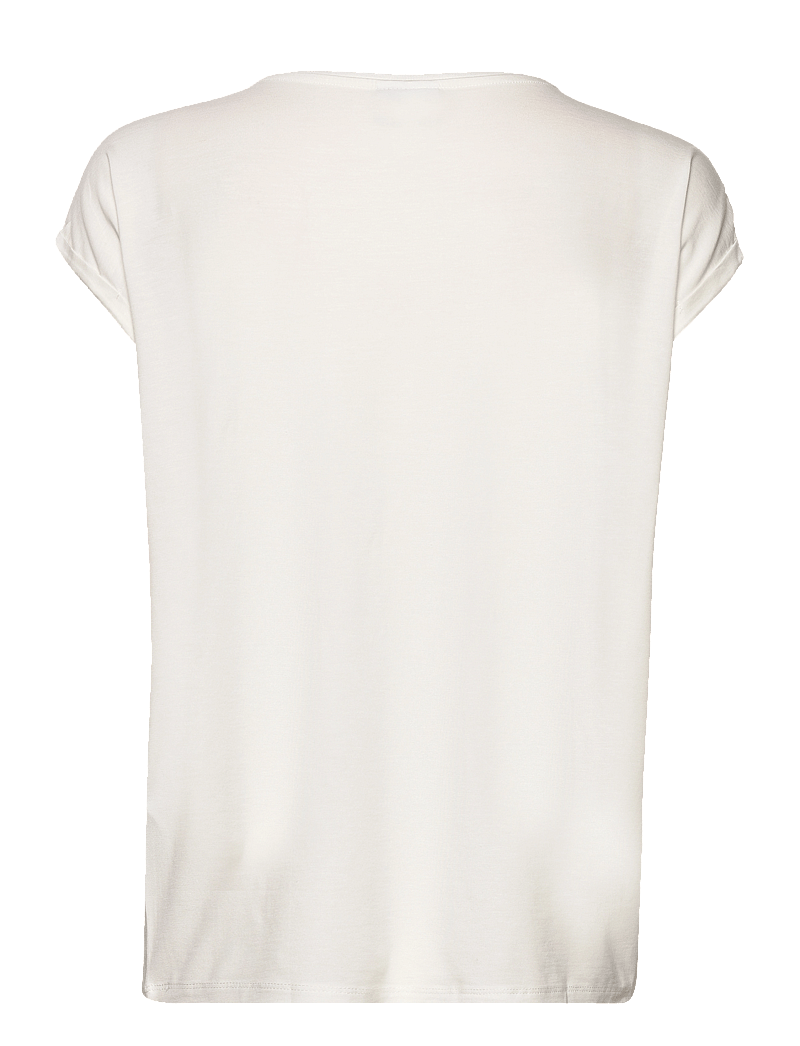 Vero Moda - VMAVA PLAIN SS TOP GA JRS NOOS - t-shirts - snow white - 2