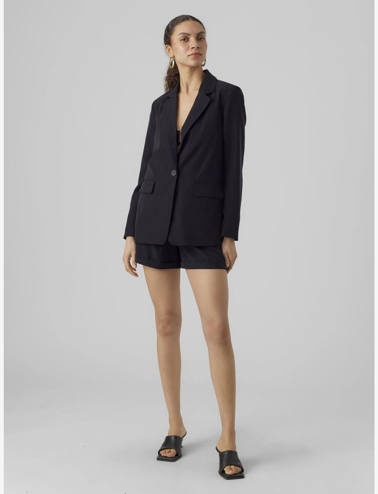 Vero Moda - VMCARMEN LS LOOSE BLAZER NOOS - black - 3