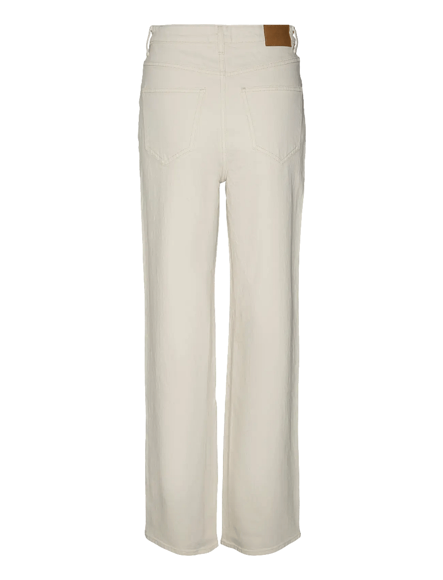 Vero Moda - VMTESSA HR WIDE JEANS ECRU GA NOOS - laia säärega teksad - ecru - 2