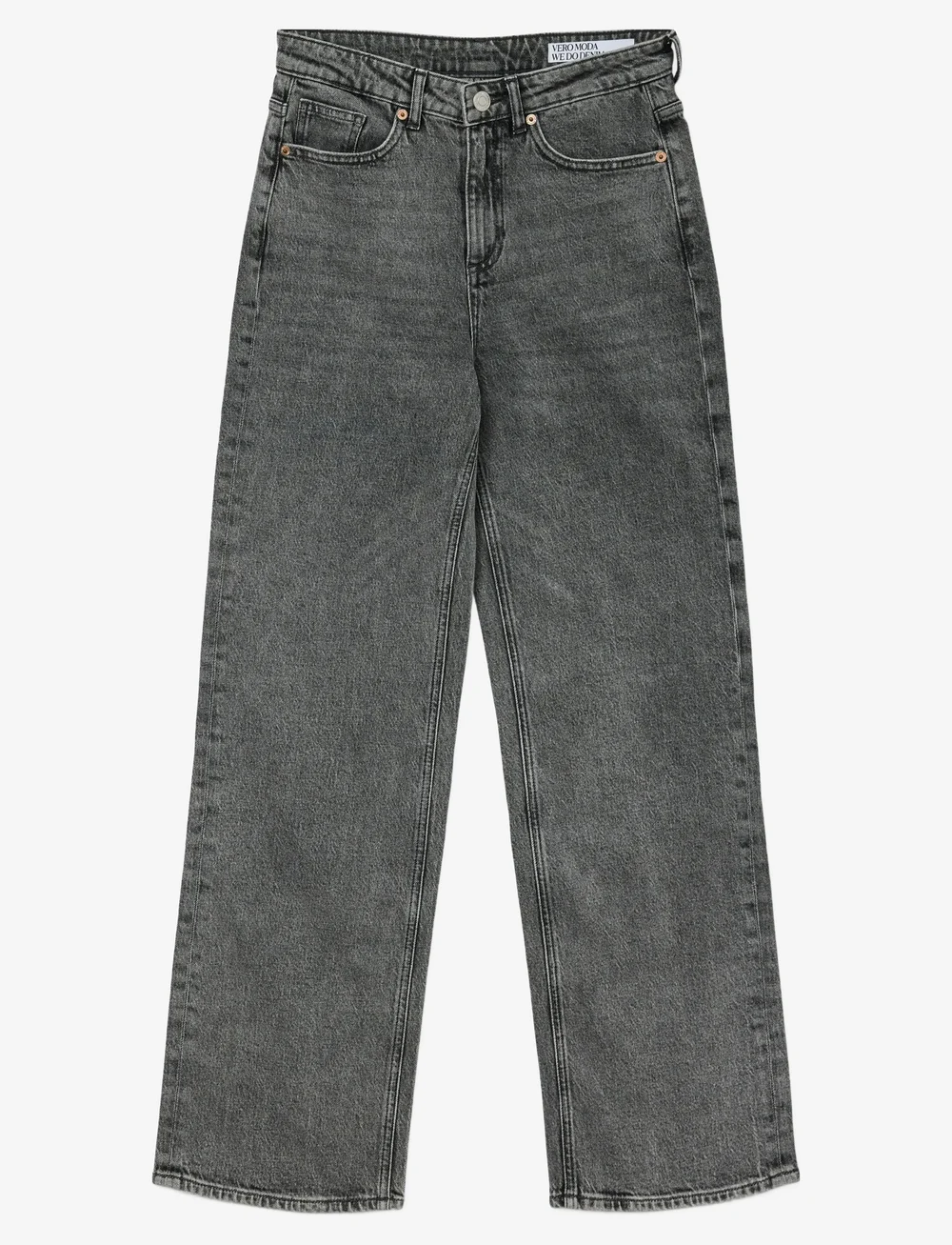 Vero Moda - VMTESSA HR WIDE JEANS RA206 GA NOOS - wide leg jeans - medium grey denim - 1