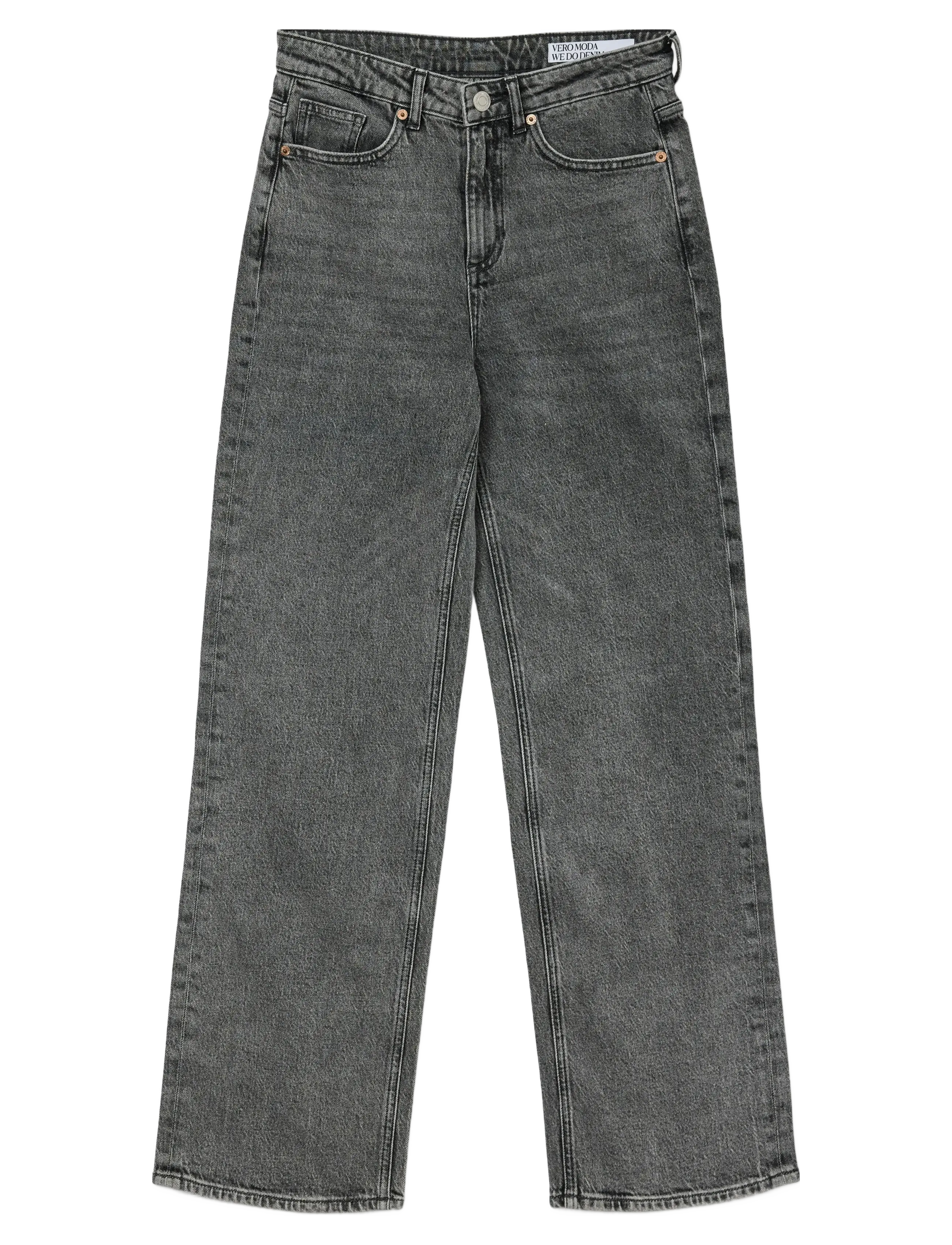 Vero Moda VMTESSA HR WIDE JEANS RA206 GA NOOS - Jeans - MEDIUM GREY DENIM / grey