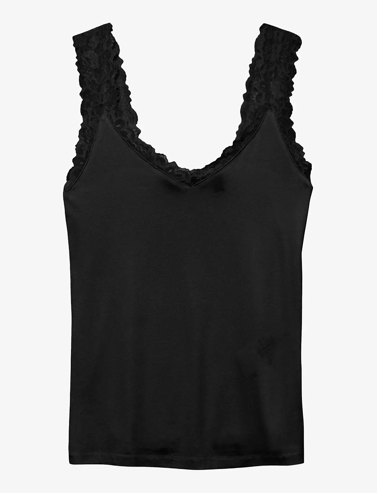 Vero Moda - VMROSA SL TOP JRS NOOS - topid ja varrukateta alussärgid - black - 1