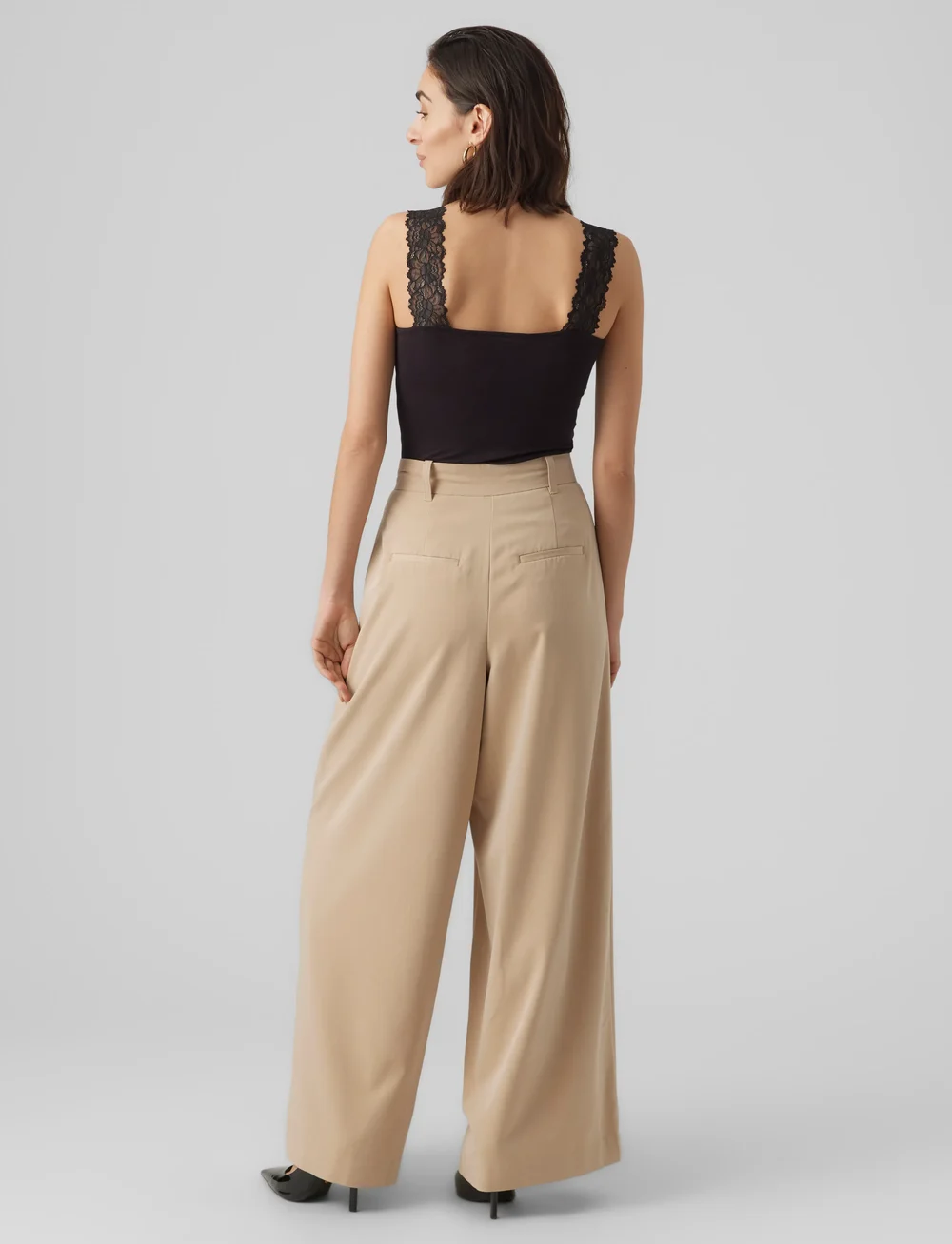 Vero Moda - VMROSA SL TOP JRS NOOS - Ärmellose tops - black - 3