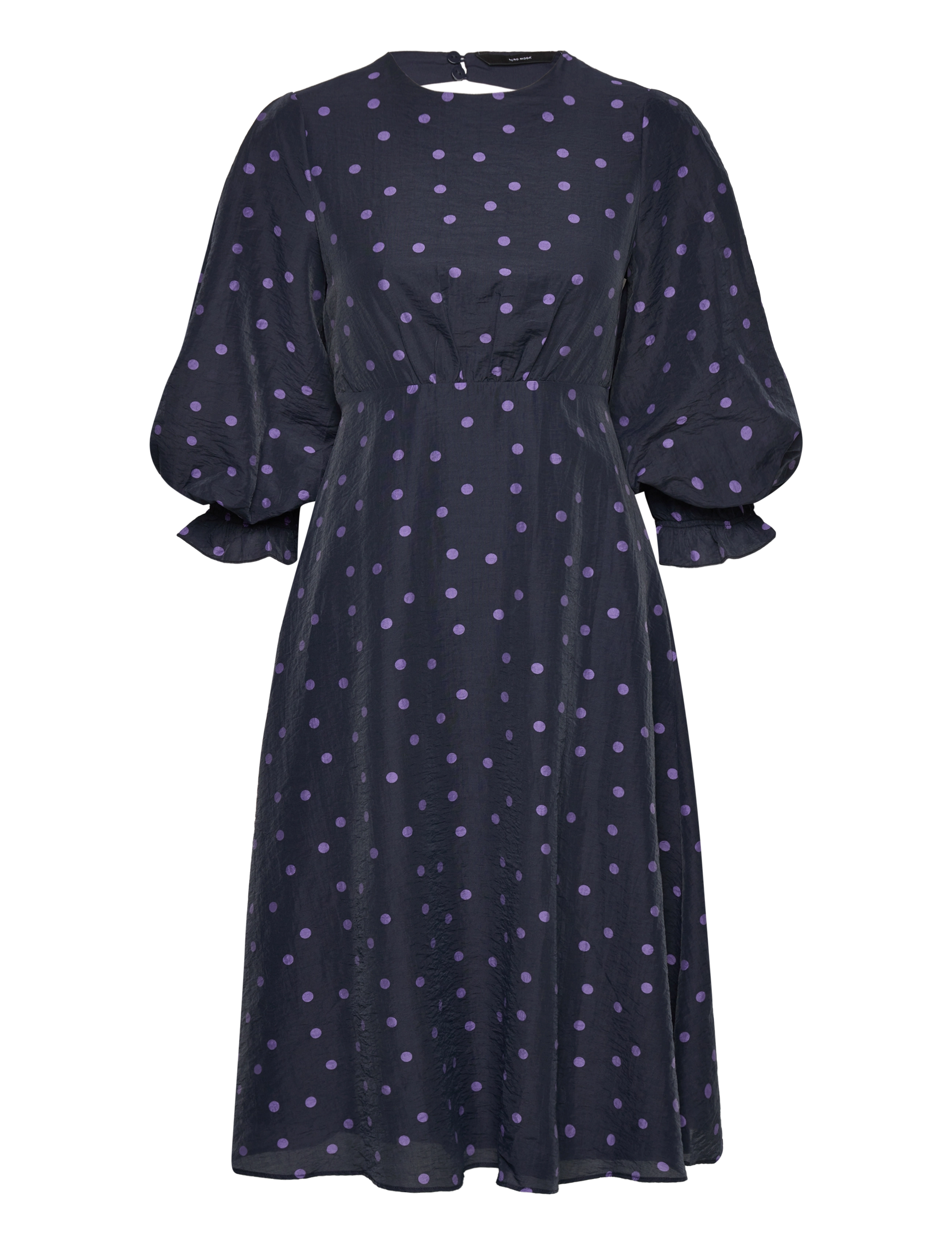 VERO MODA Vmhira 3/4 Calf Kleid Wvn Ga Ce Navy - XS - Damen