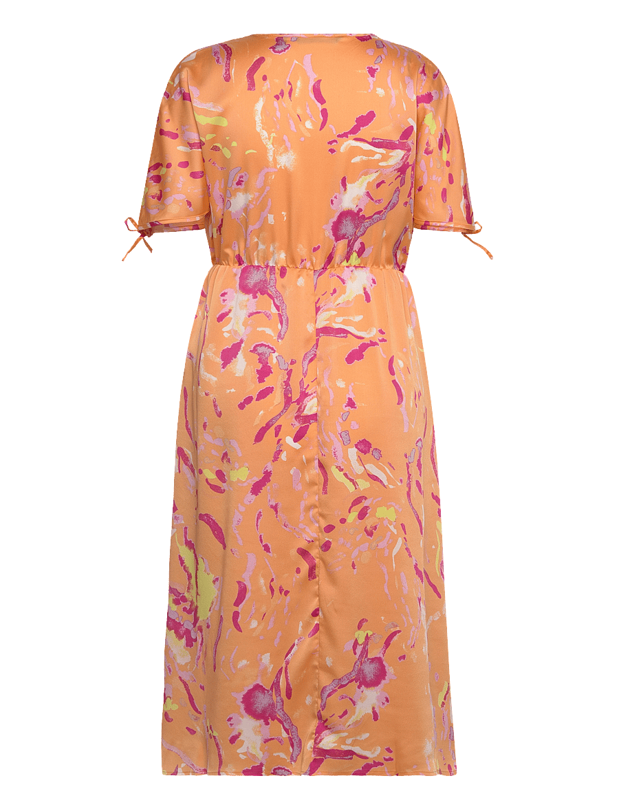 vero moda orange dress Vero Moda - Floral Eyelet Jersey Cami Maxi Dress - Women - Polyester/Spandex - XL