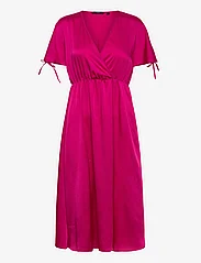 Vero Moda - VMHEART OLI 2/4 CALF DRESS WVN CE CP - skjortklänningar - pink yarrow - 0