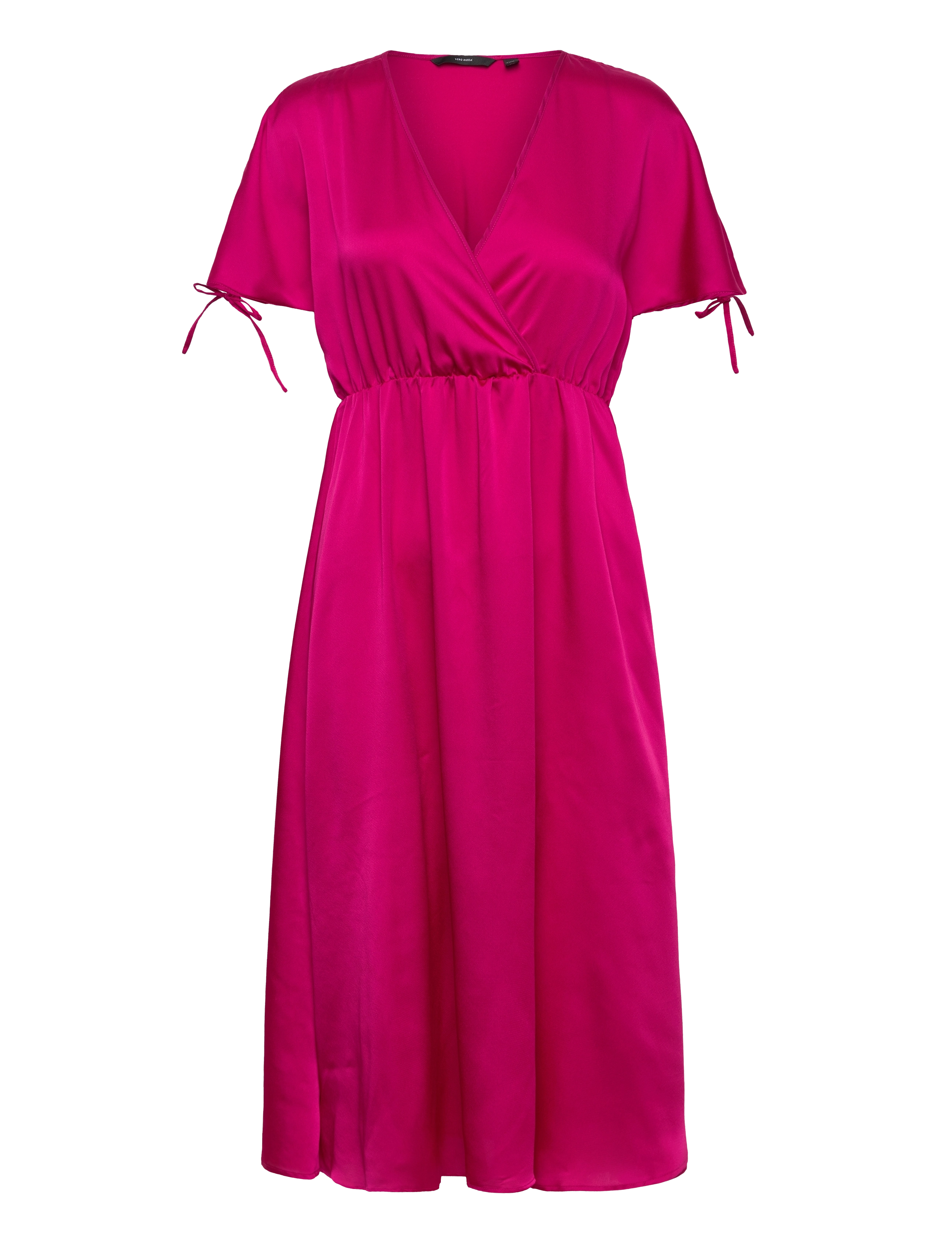 Vero Moda VMHEART OLI 2/4 CALF DRESS WVN CE CP - Kjoler - PINK YARROW / pink/rose