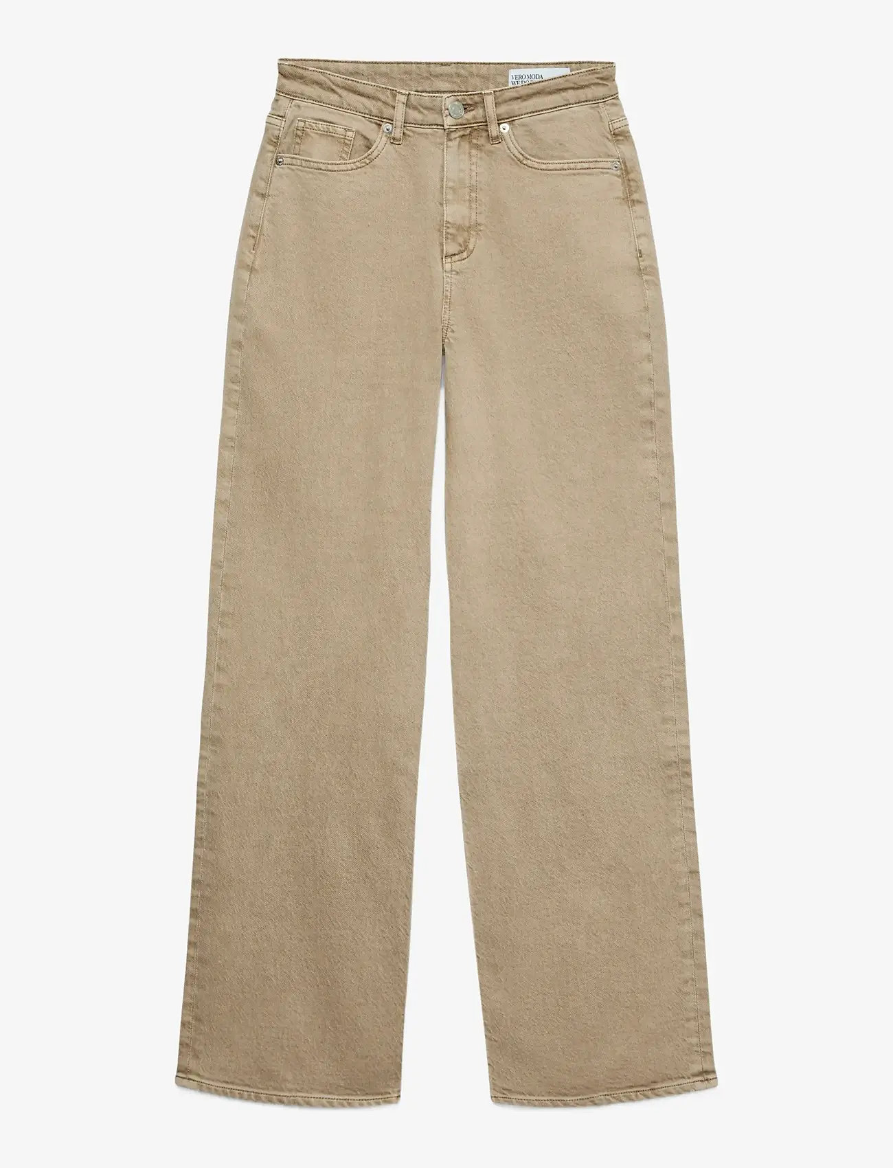 Vero Moda - VMTESSA HR WIDE JEANS COLOR GA NOOS - laia säärega teksad - silver mink - 1