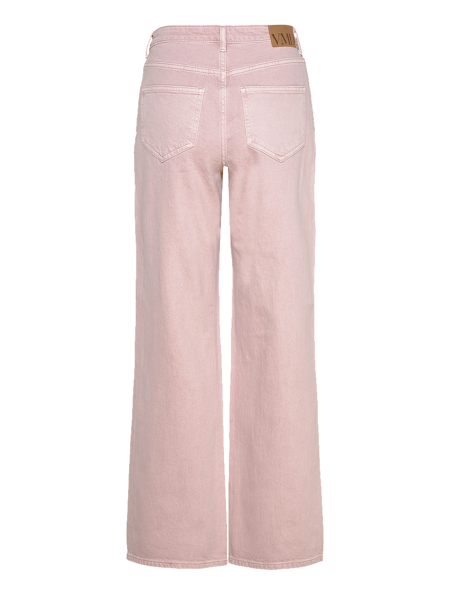 Vero Moda - VMTESSA HR WIDE JEANS COLOR GA NOOS - pantalons larges - violet ice - 1