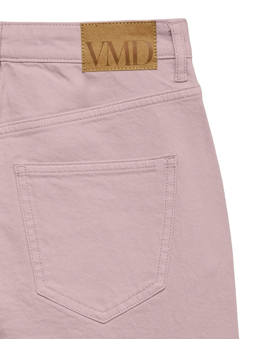 Vero Moda - VMTESSA HR WIDE JEANS COLOR GA NOOS - pantalons larges - violet ice - 2