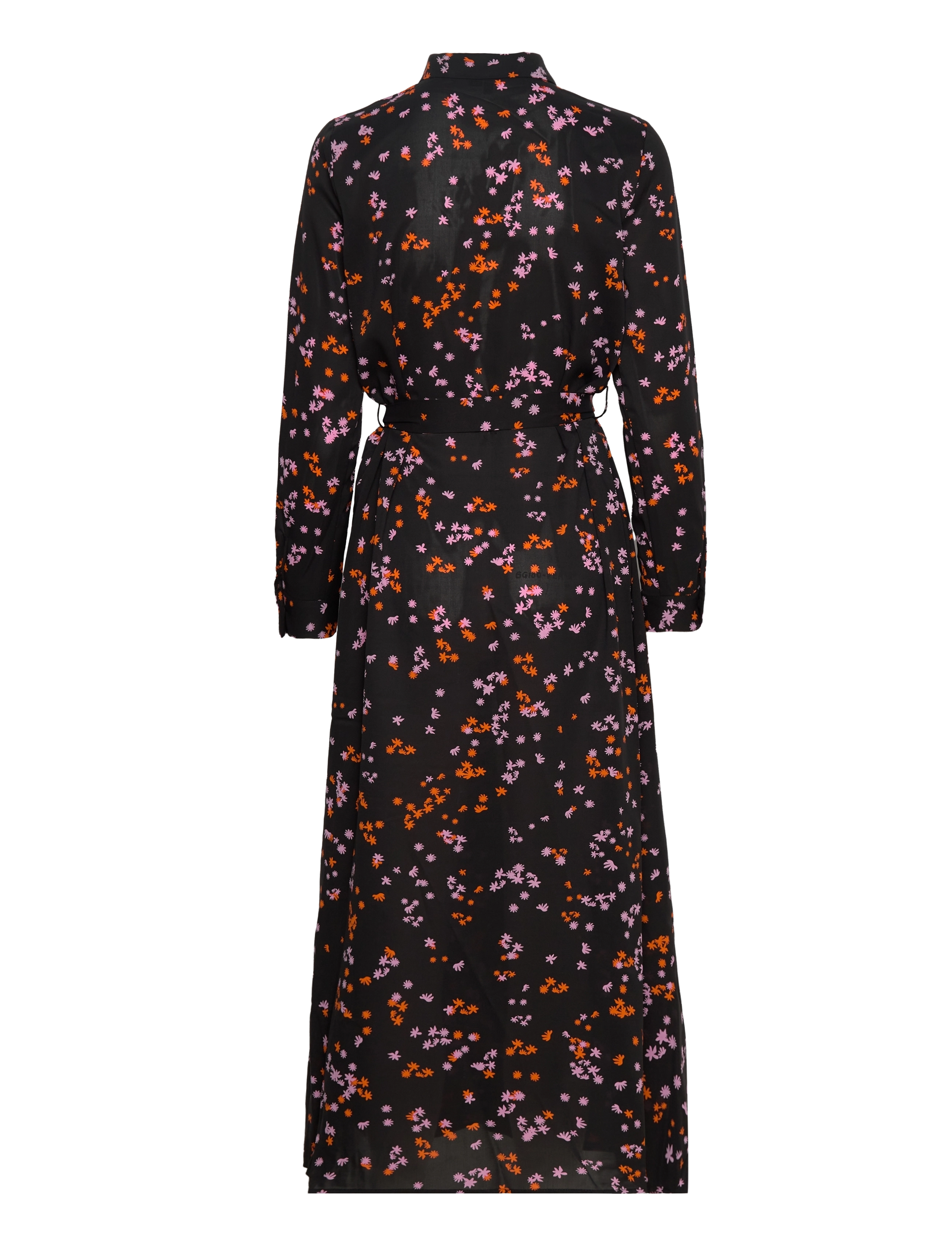 Vero Moda - VMMILA L/S ANKLE SHIRT DRESS EXP - black - 1
