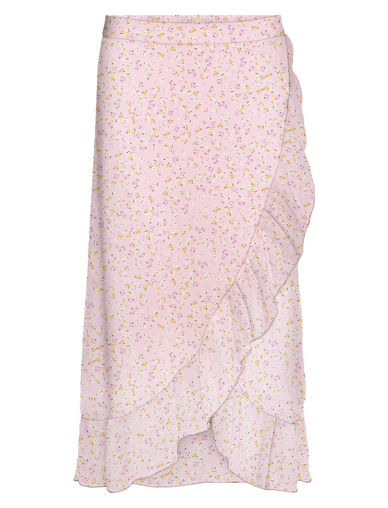 Vero Moda - VMSMILLA H/W WRAP SKIRT WVN GA - jupes portefeuille - pink-a-boo - 1