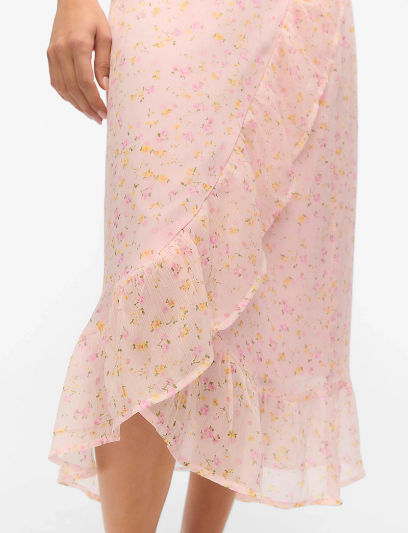 Vero Moda - VMSMILLA H/W WRAP SKIRT WVN GA - jupes portefeuille - pink-a-boo - 5