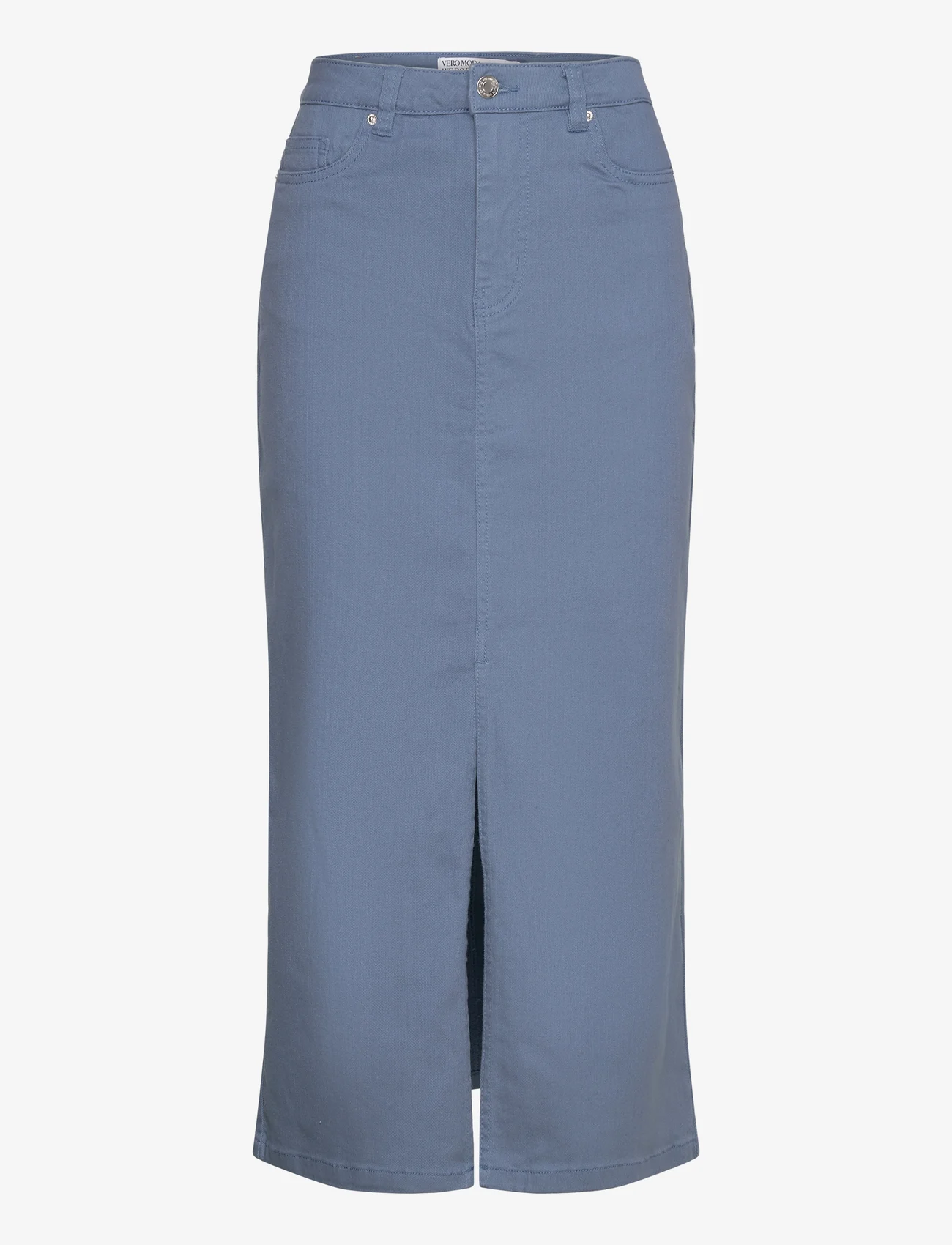 Vero Moda - VMWILD LUCKY HR 7/8 CLR  SKIRT LCS - midi kjolar - coronet blue - 0