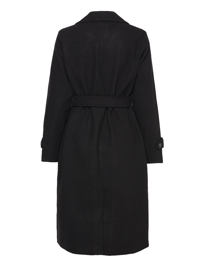 Vero Moda - VMFORTUNEVEGA LONG TRENCHCOAT GA NOOS - mäntel - black - 2