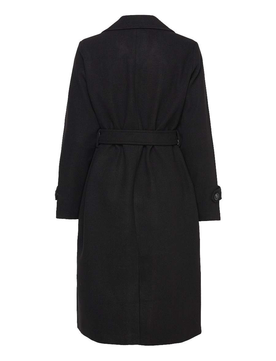 Vero Moda - VMFORTUNEVEGA LONG TRENCHCOAT GA NOOS - mäntel - black - 2