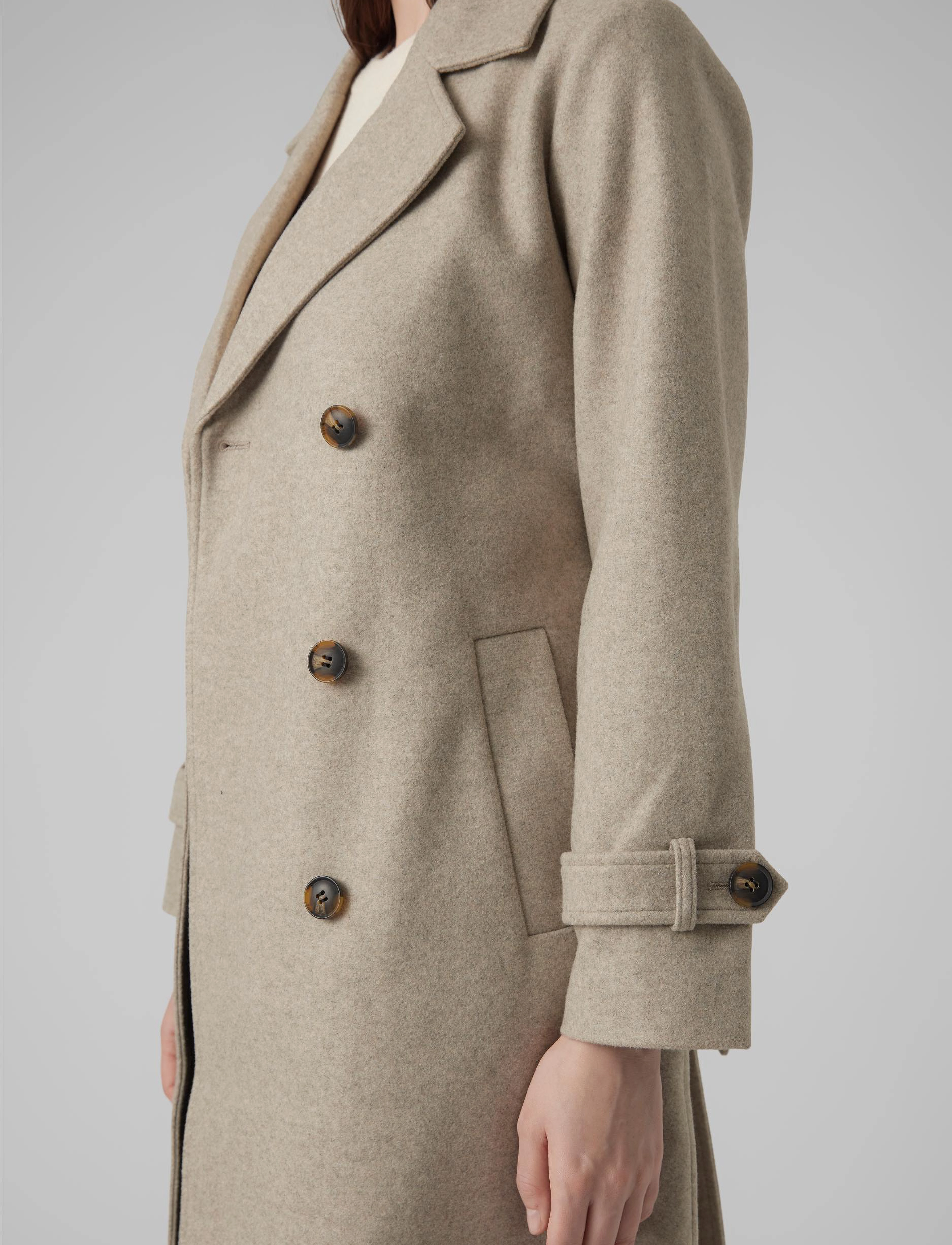 Vero Moda - VMFORTUNEVEGA LONG TRENCHCOAT GA NOOS - frakker - silver mink - 4