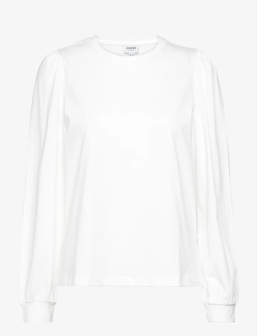 Vero Moda - VMKERRY LS O-NECK TOP VMA - striktrøjer - snow white - 1