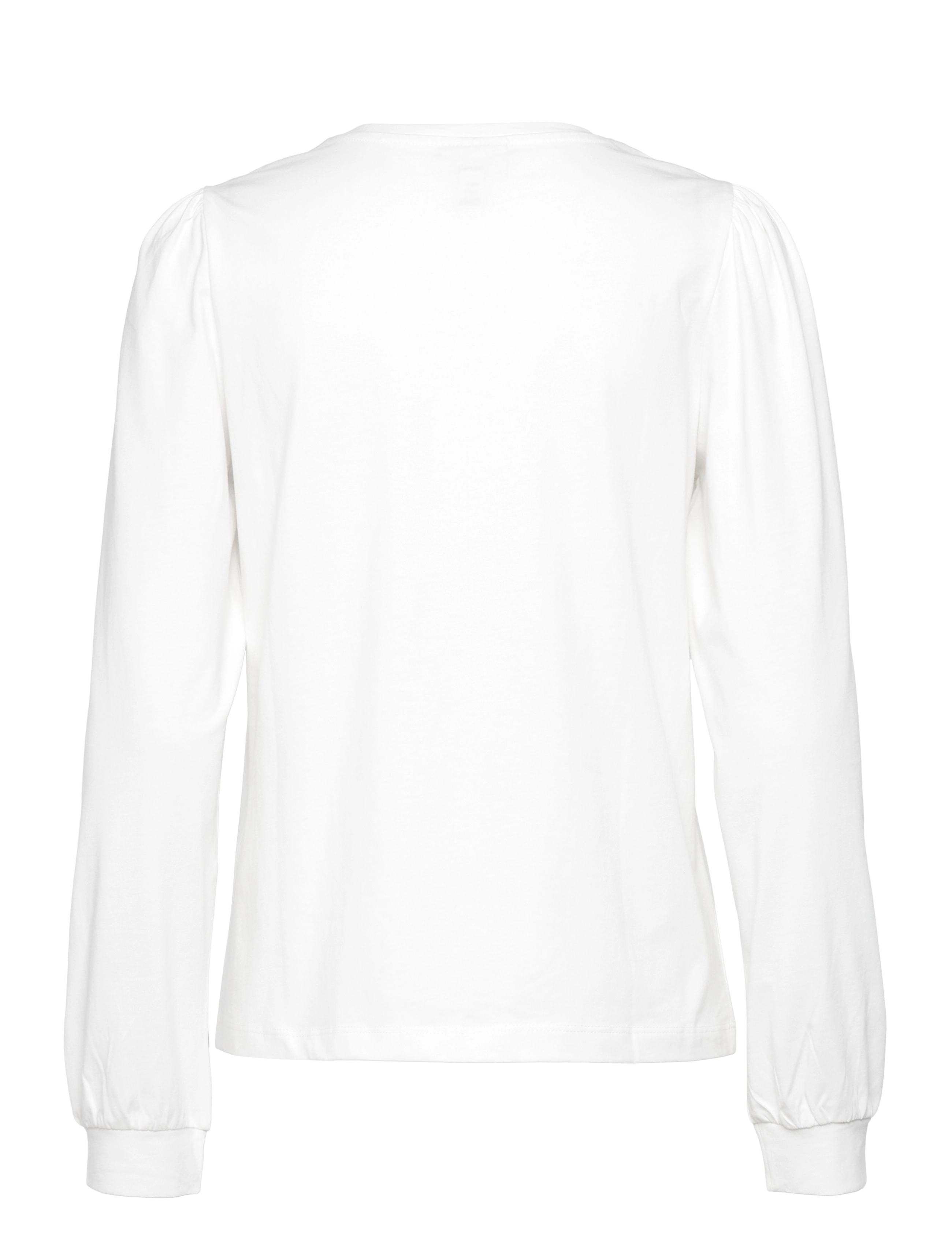 Vero Moda - VMKERRY LS O-NECK TOP VMA NOOS - megztiniai - snow white - 2
