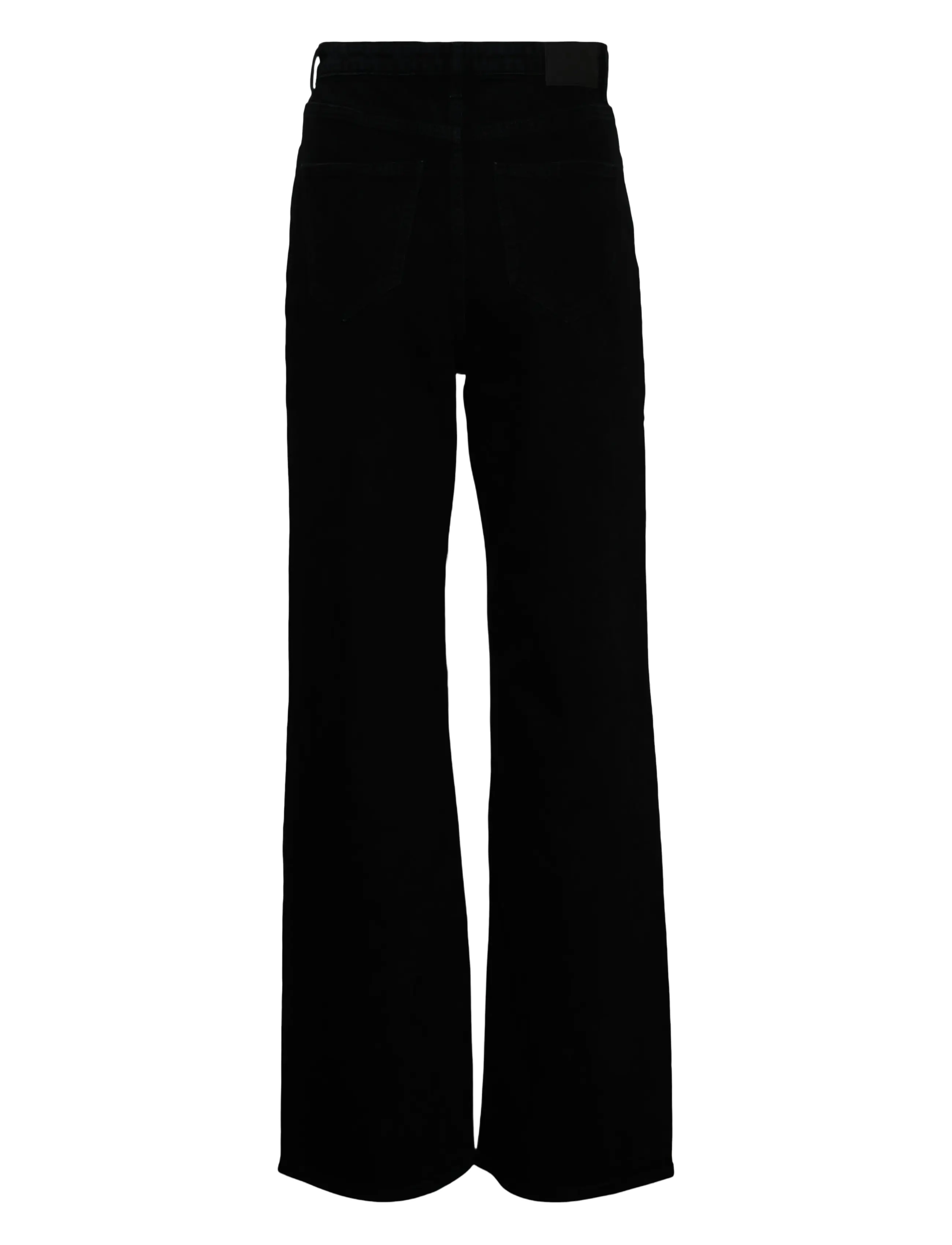Vero Moda - VMTESSA HR WIDE JEANS RA118 GA NOOS - hosen mit weitem bein - black - 2