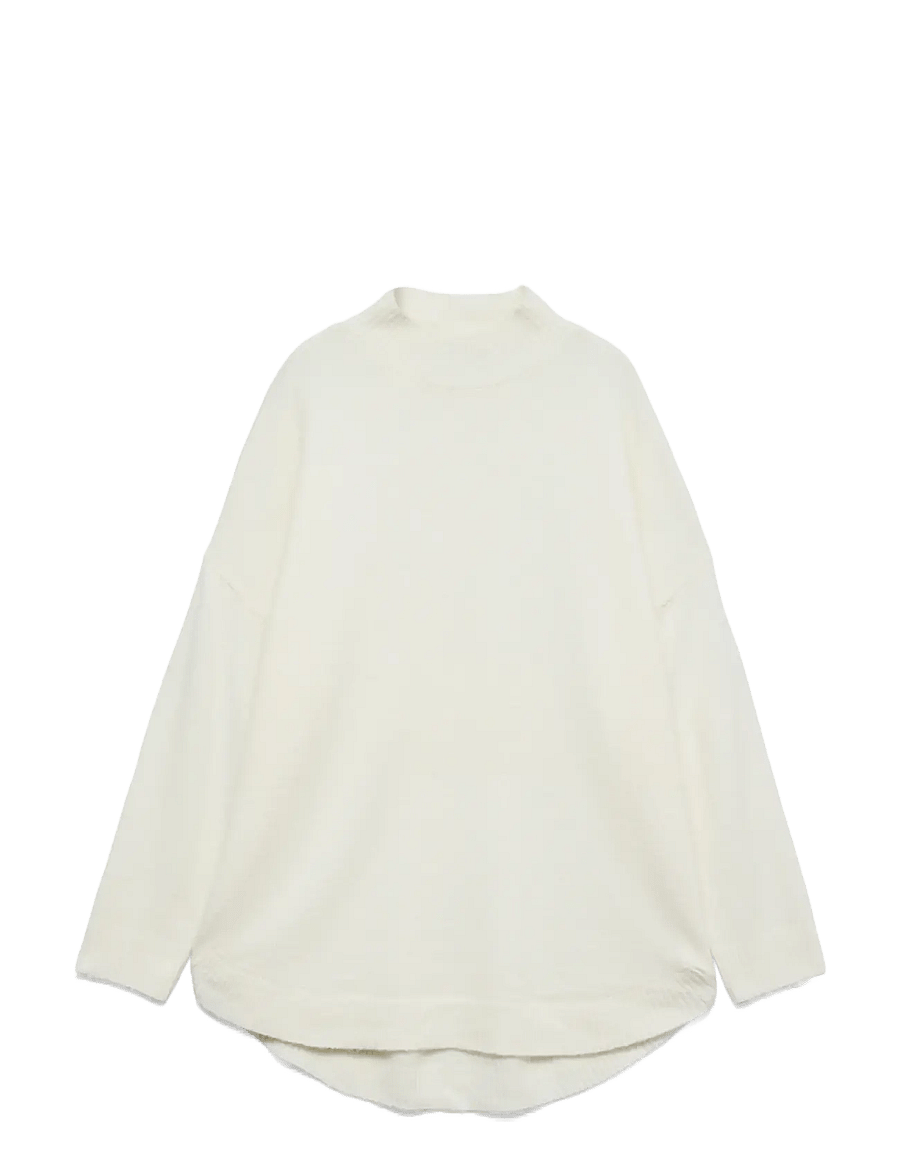 Vero Moda - VMPLAZA LS HIGHNCK LONG PULLOVER GA NOOS - pullover - birch - 1