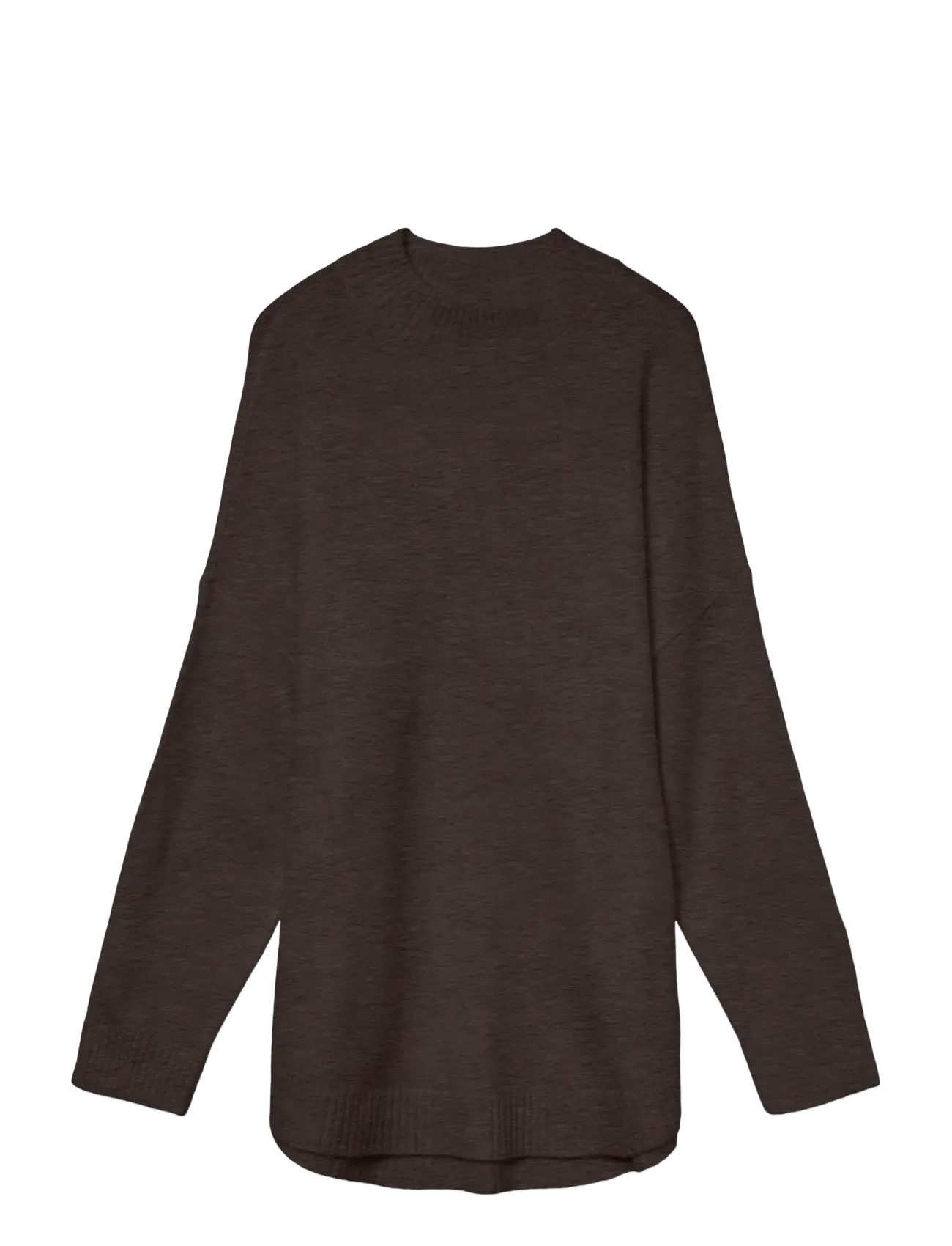 Vero Moda VMPLAZA LS HIGHNCK LONG PULLOVER GA NOOS - Neuleet - CHOCOLATE TORTE / brown