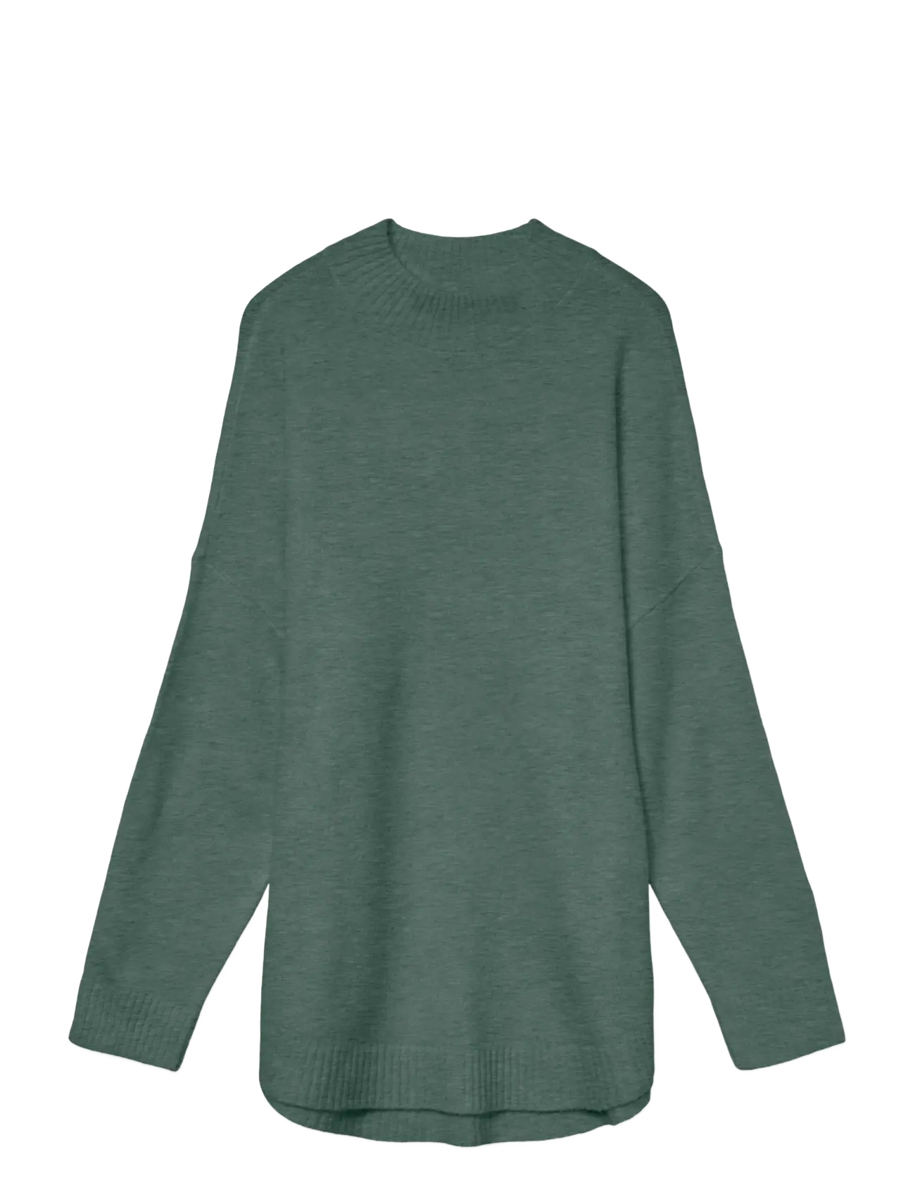 Vero Moda VMPLAZA LS HIGHNCK LONG PULLOVER GA NOOS - Neuleet - DARK FOREST / green