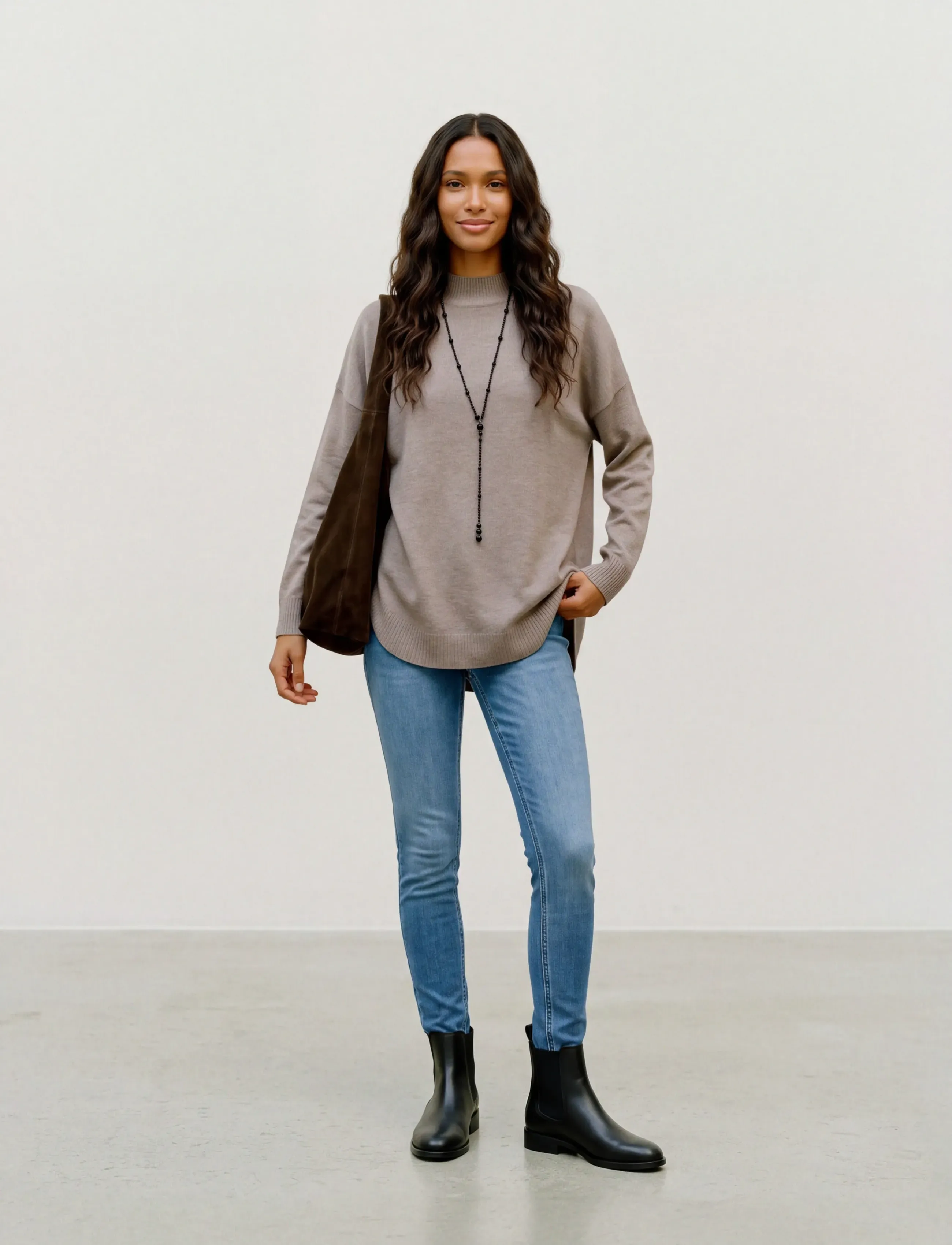 VERO MODA Vmplaza Ls Highnck Long Pullover Ga Noos polotröjor dam – bild 2