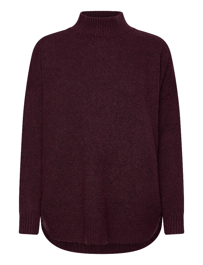 Vero Moda - VMPLAZA LS HIGHNCK LONG PULLOVER GA NOOS - pullover - winetasting - 0