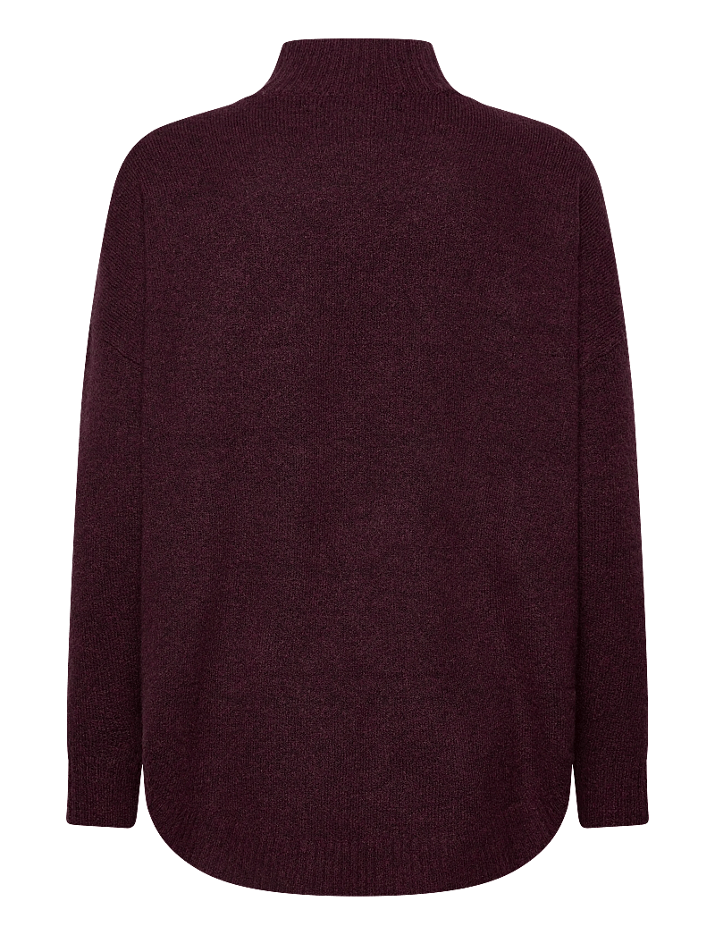 Vero Moda - VMPLAZA LS HIGHNCK LONG PULLOVER GA NOOS - pullover - winetasting - 1