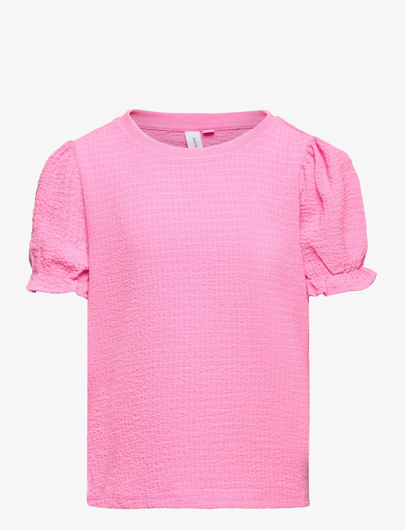 Vero Moda - VMKASSI SS TOP WVN GIRL - kortærmede t-shirts - sachet pink - 0